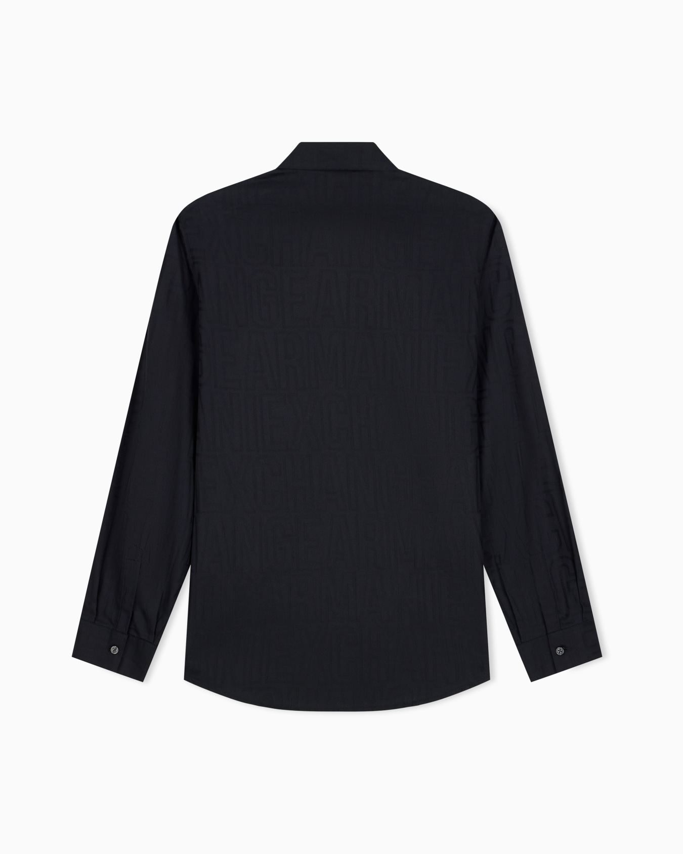 regular fit shirt in cotton jacquard Slide 1