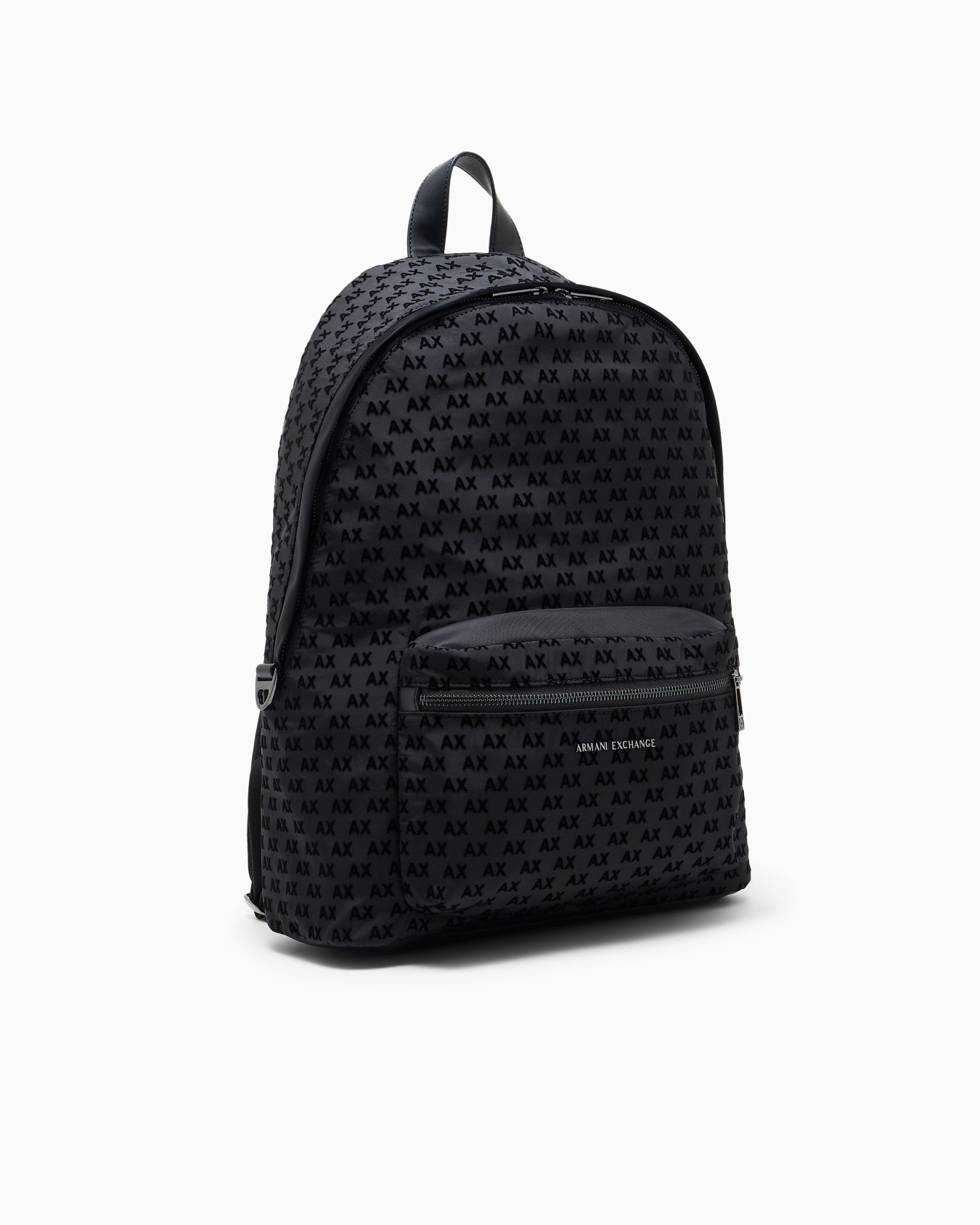 Mochila con monograma integral y bolsillo con cremallera Diapositiva 1