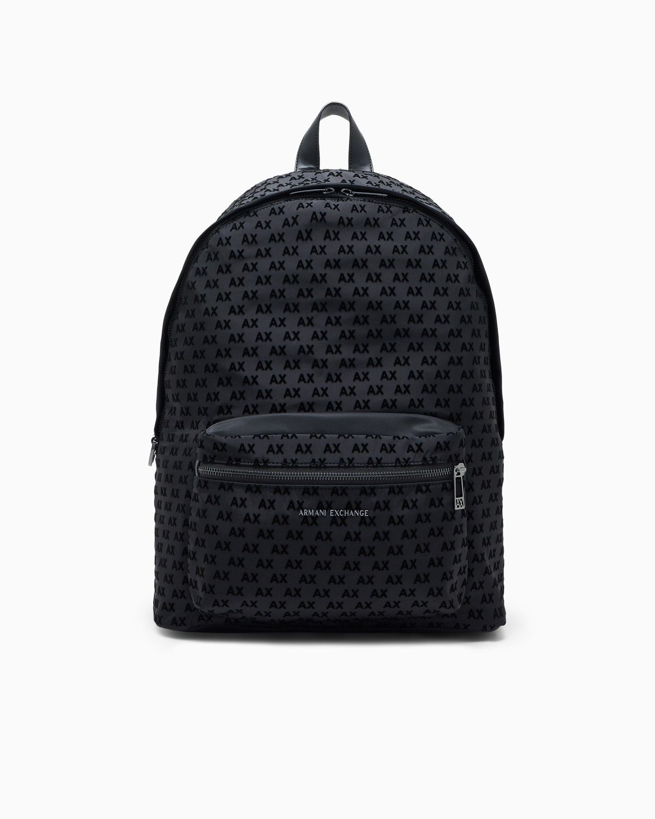 Mochila con monograma integral y bolsillo con cremallera Diapositiva 0