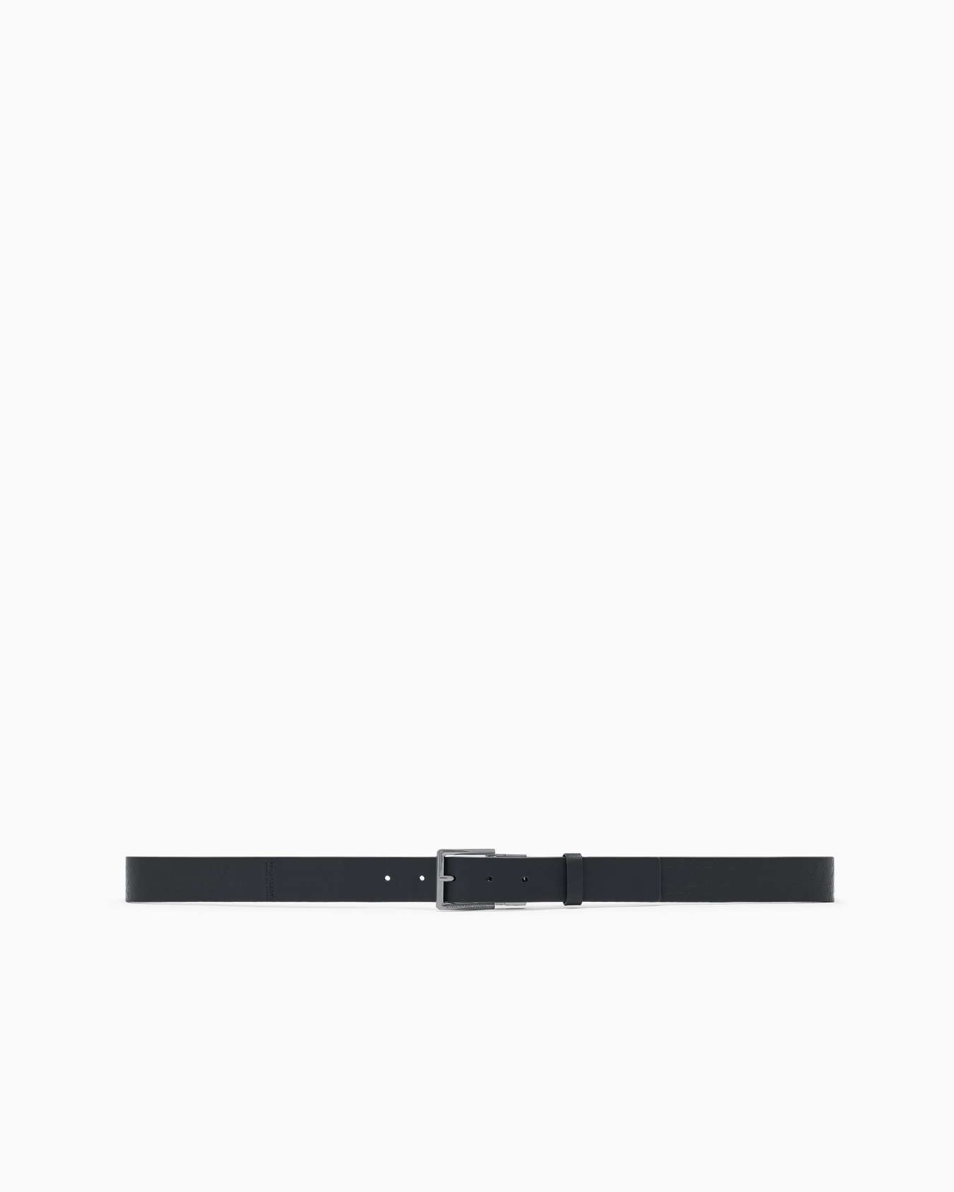 Tongue belt adjustable and reversible in leather Slide 1