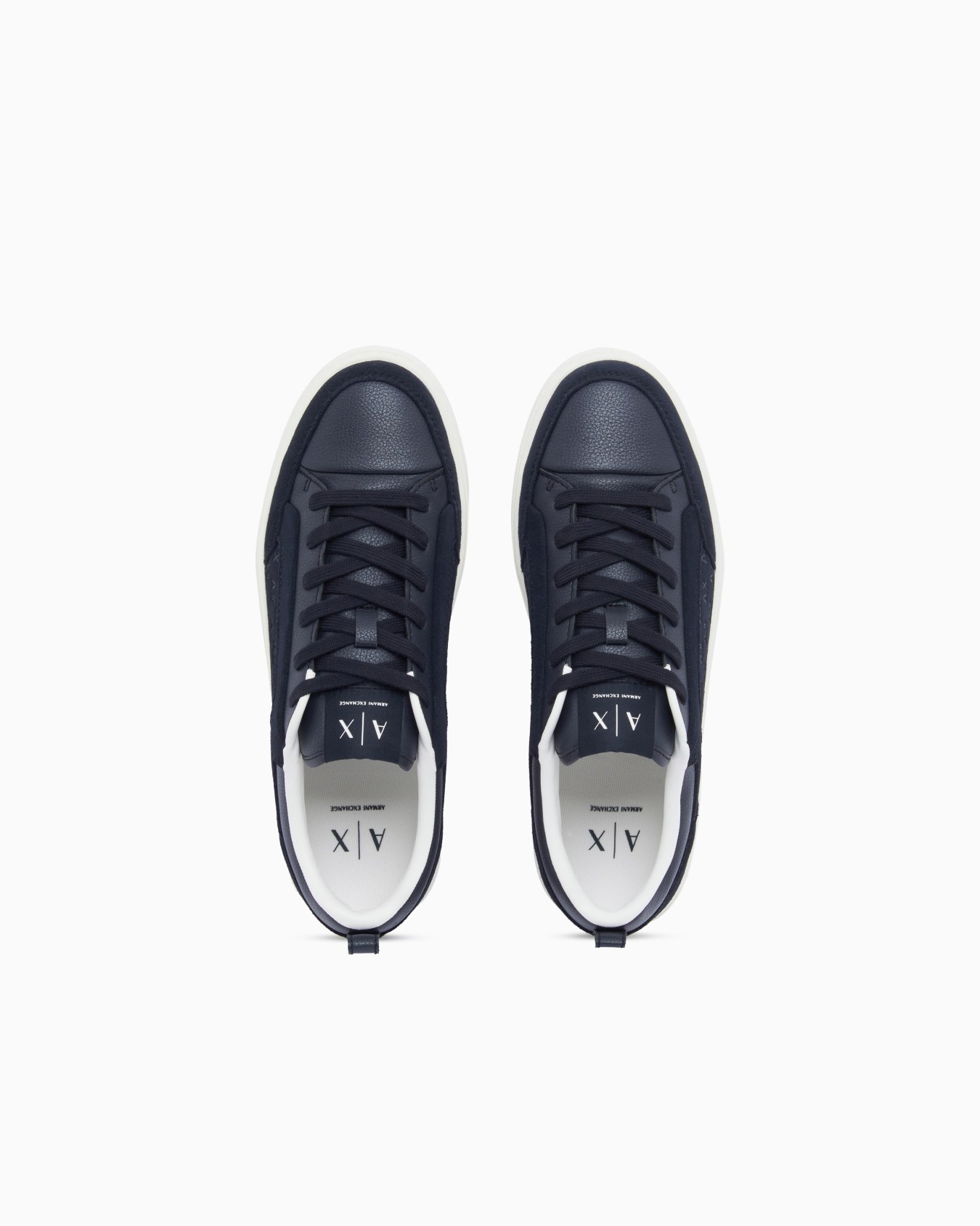 Sneakers in suede with all-over logo and rubber sole Slide 2