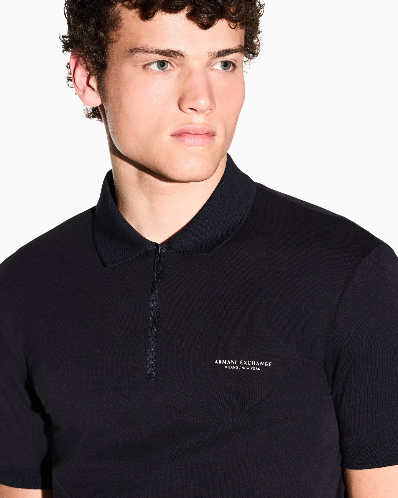slim fit polo shirt stretch cotton jersey Slide 6