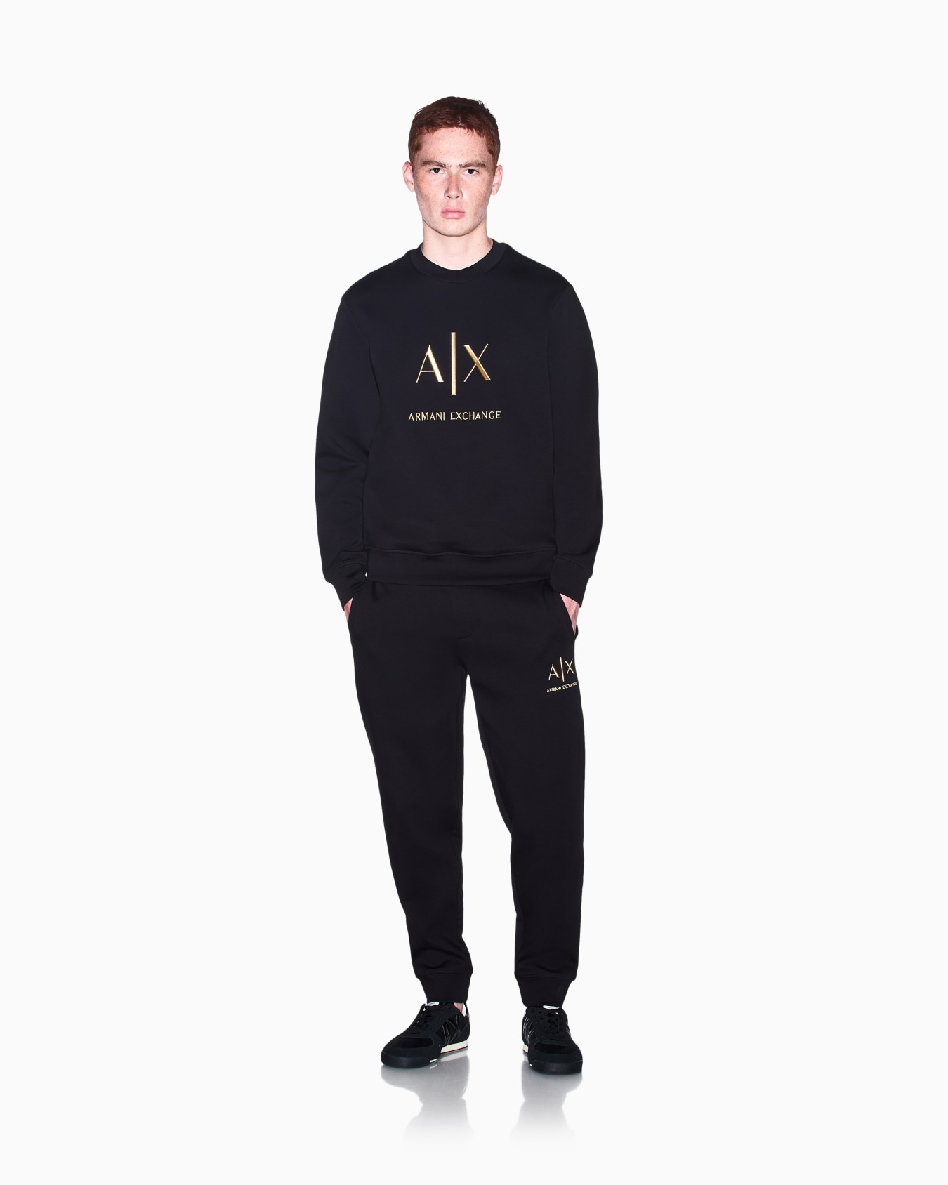 regular fit sweatshirt stretch cotton jersey Slide 1