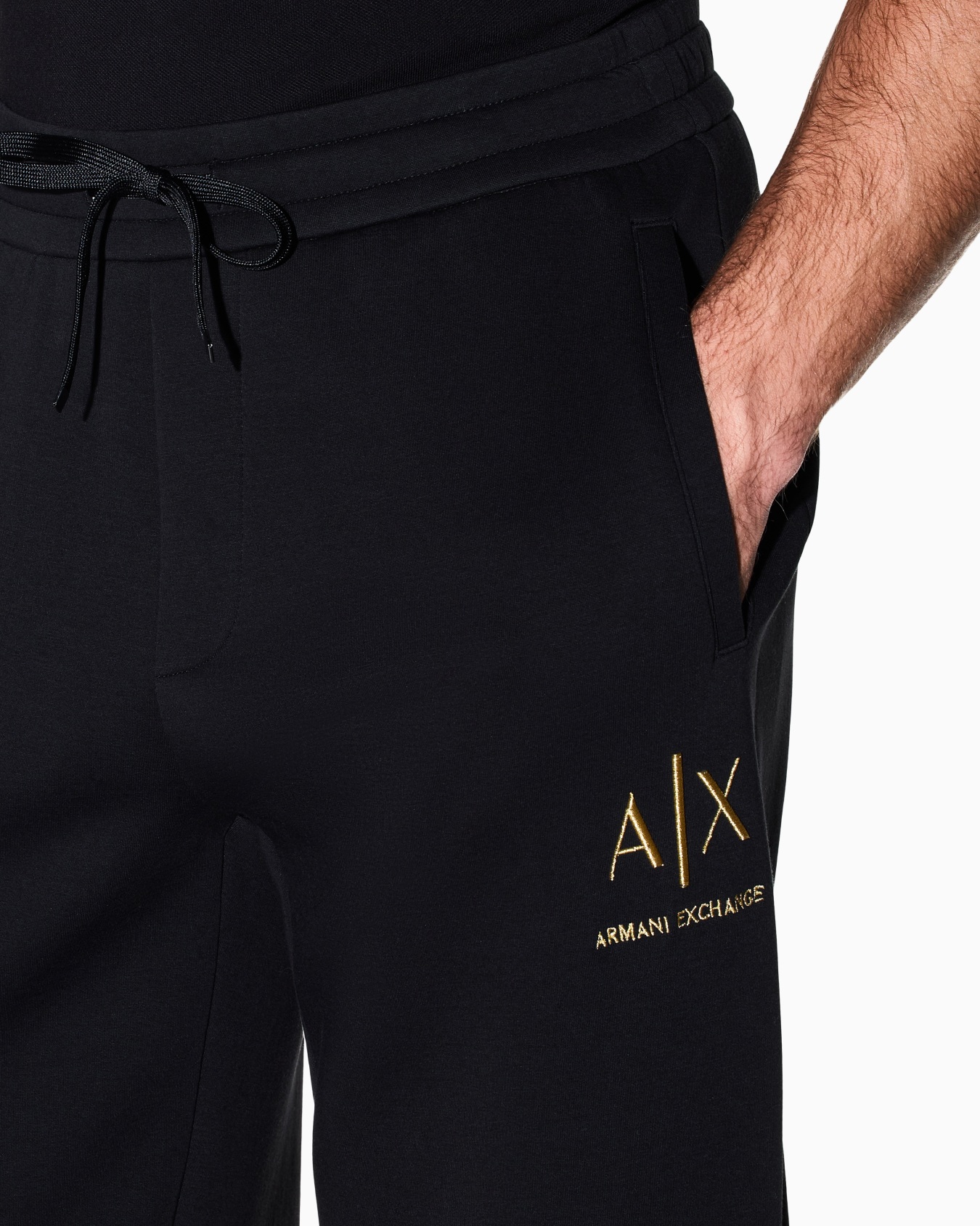 Pantalon de jogging en coton stretch à taille élastique Diapositive 6