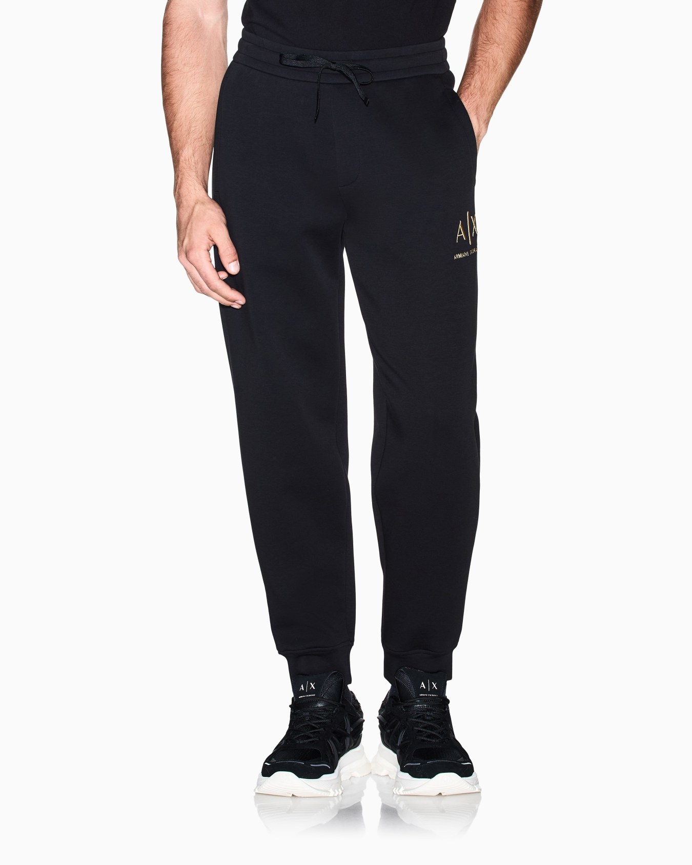 Pantalon de jogging en coton stretch à taille élastique Diapositive 3