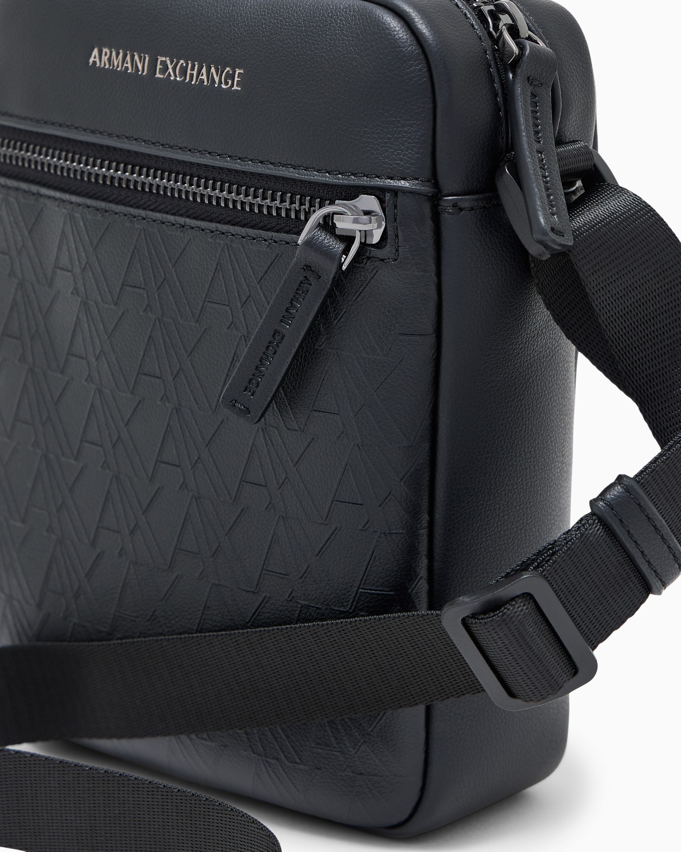 Messenger Bag mit Prägemuster und verstellbarem Gurt Folie 4