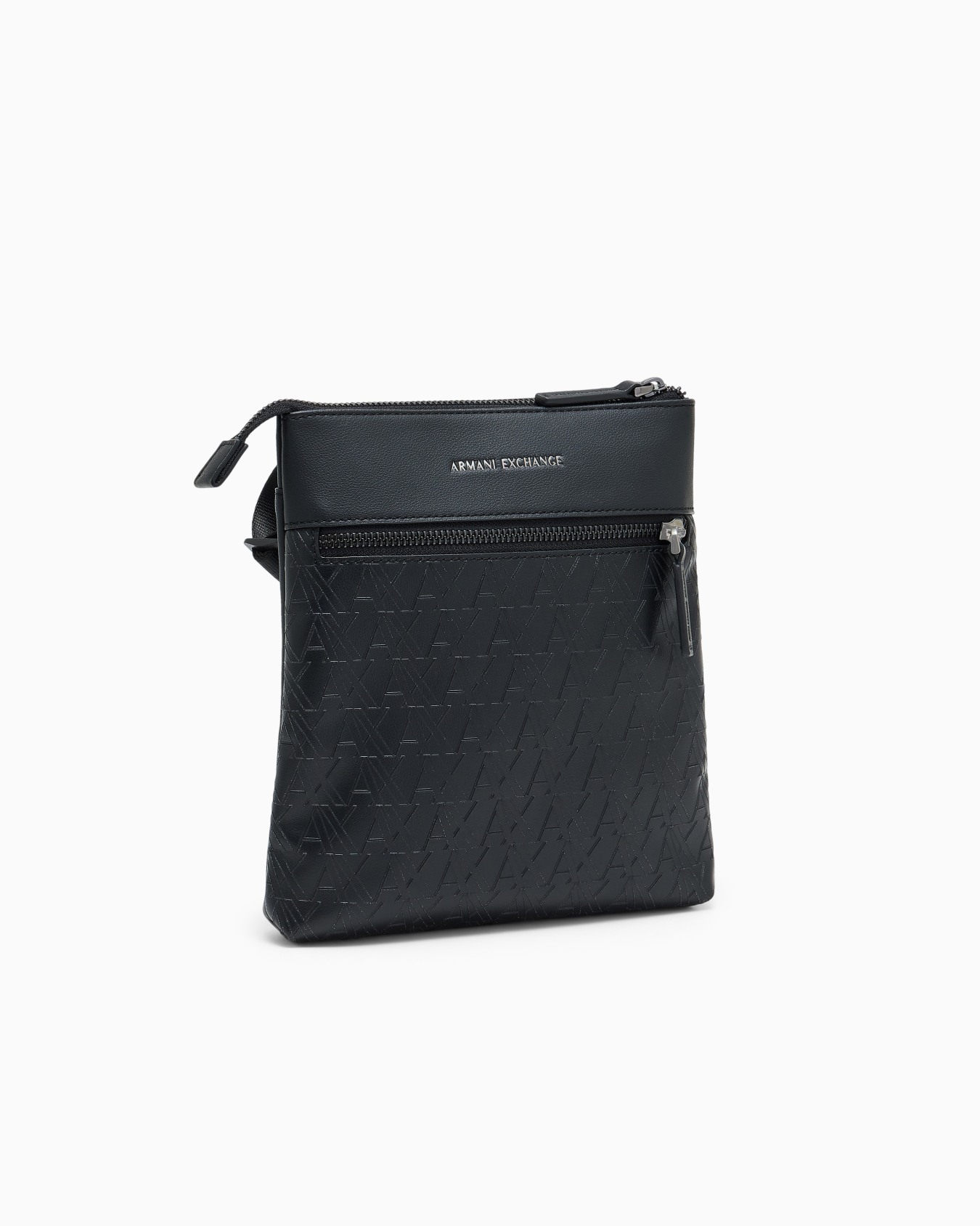 Flat crossbody messenger bag Slide 1