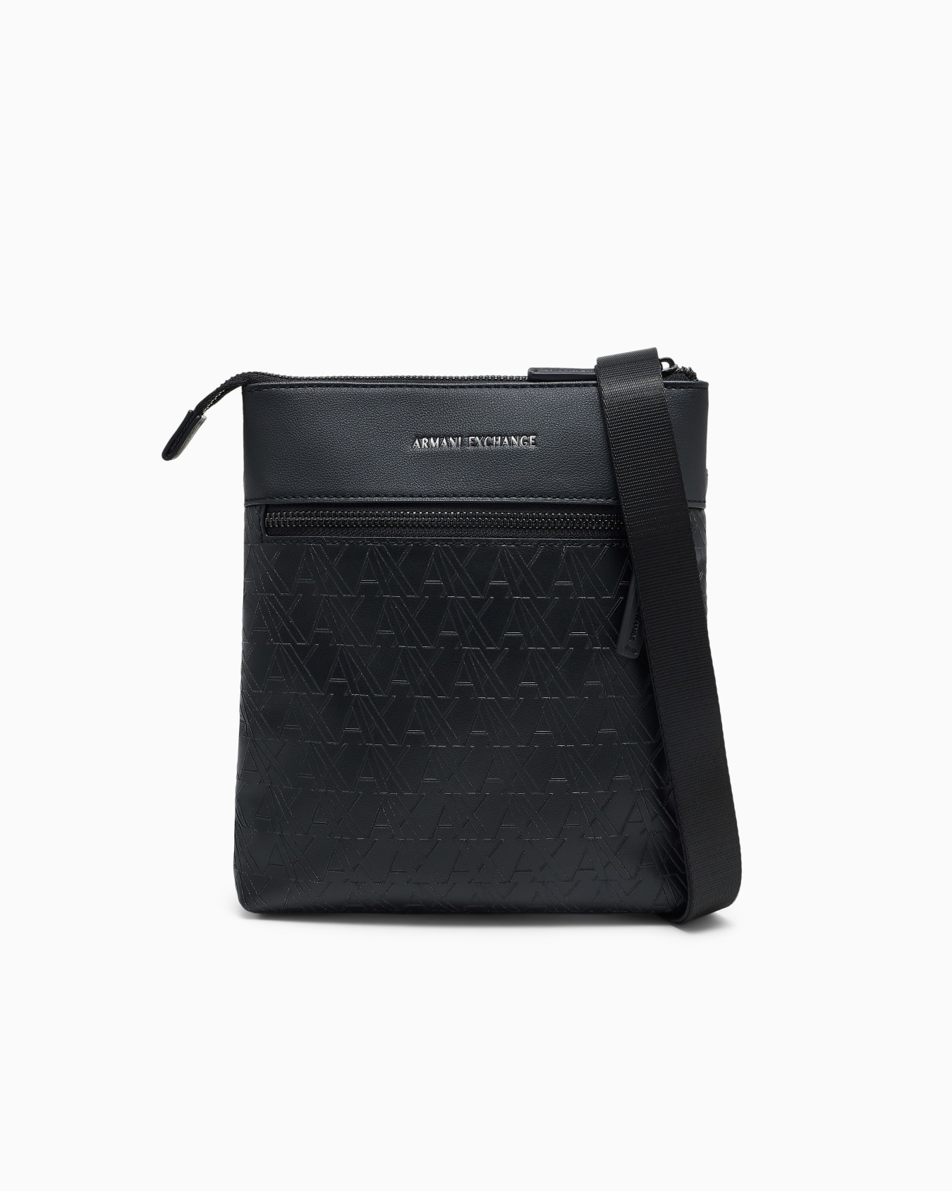 Flat crossbody messenger bag Slide 0