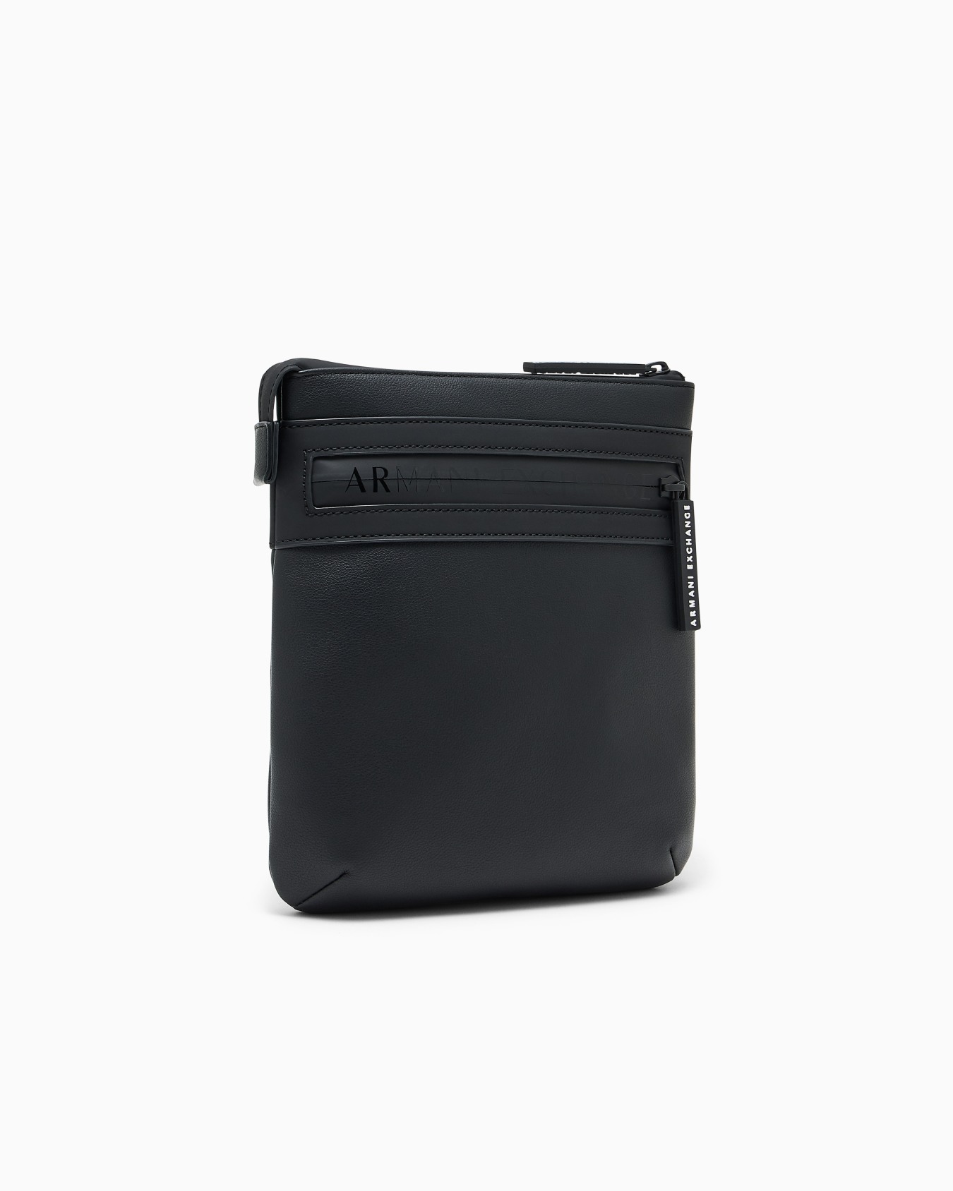 Flat crossbody messenger bag Slide 1