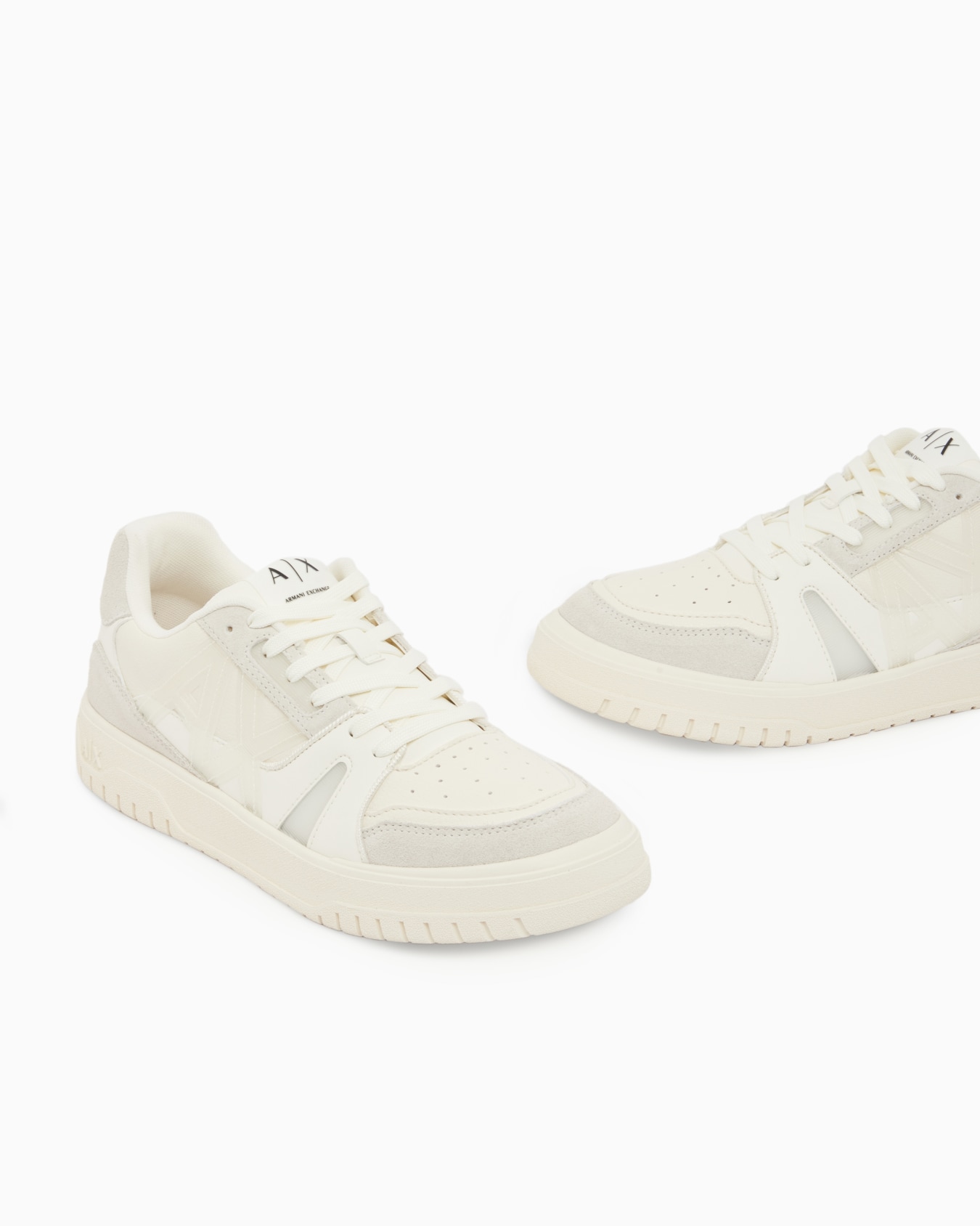 Sneakers in split leather and suede  Slide 4