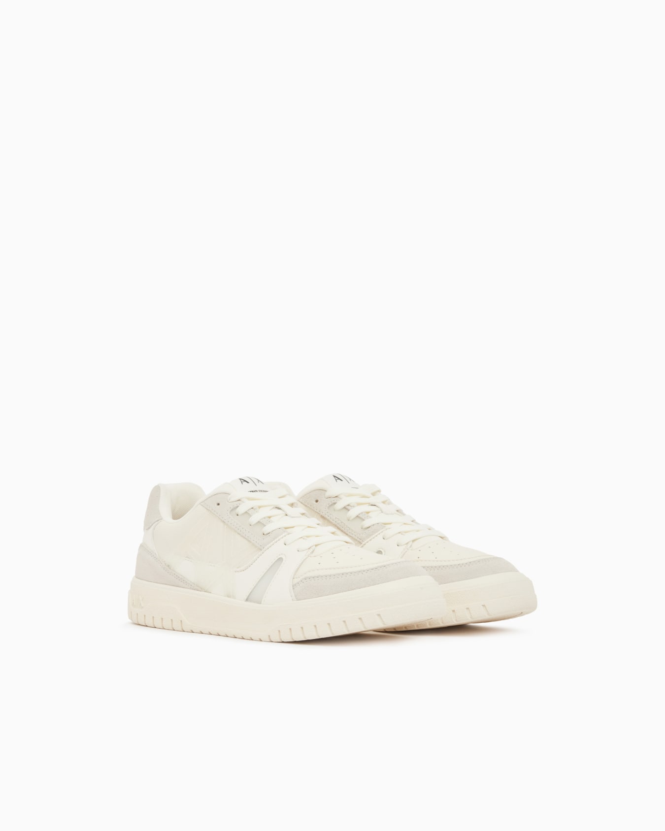 Sneakers in split leather and suede  Slide 1