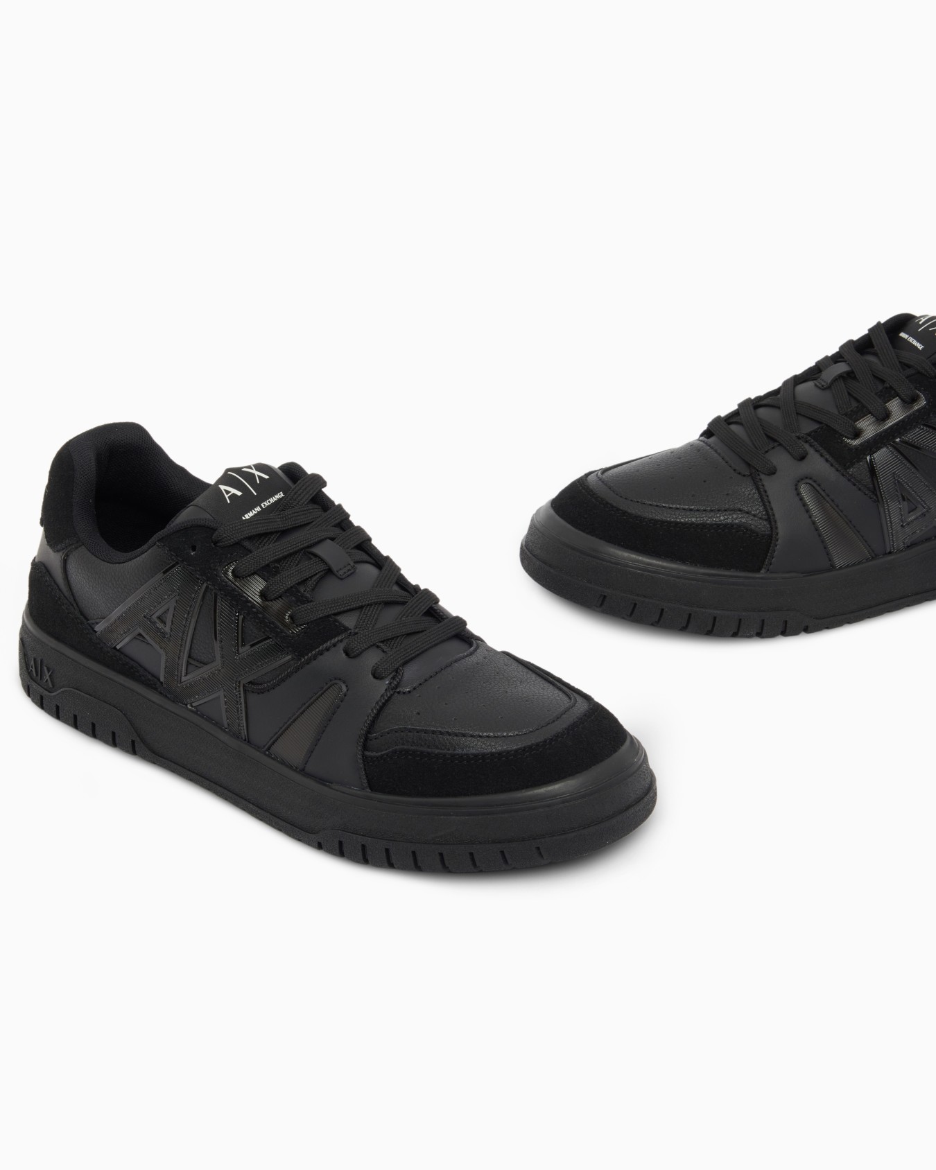 Sneakers in split leather and suede  Slide 4