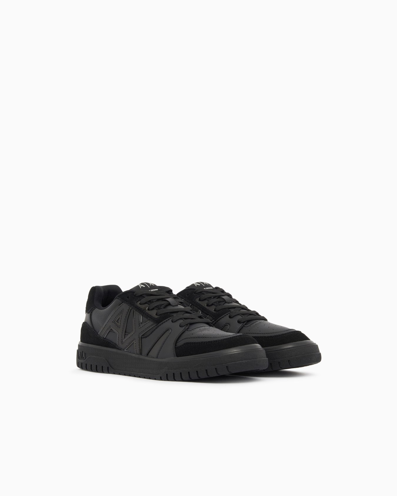 Sneakers in split leather and suede  Slide 1