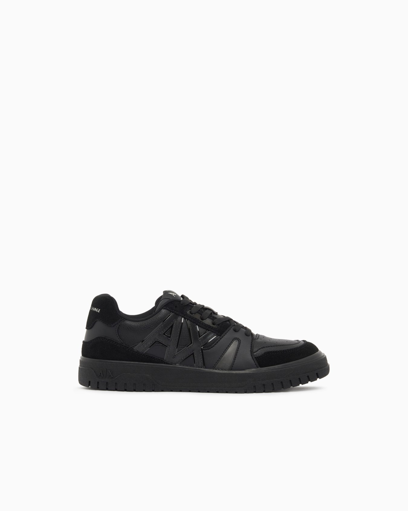 Sneakers in split leather and suede  Slide 0