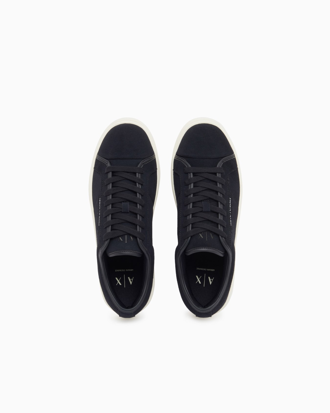 Sneakers in suede and split leather with a rubber sole Slide 2