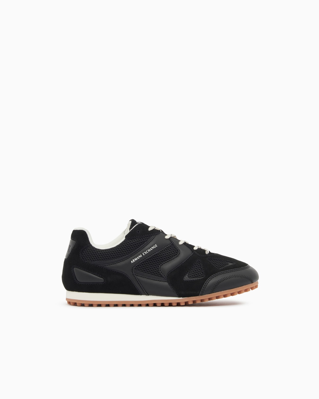 Low top Sneakers in mesh and suede with rubber sole Slide 0