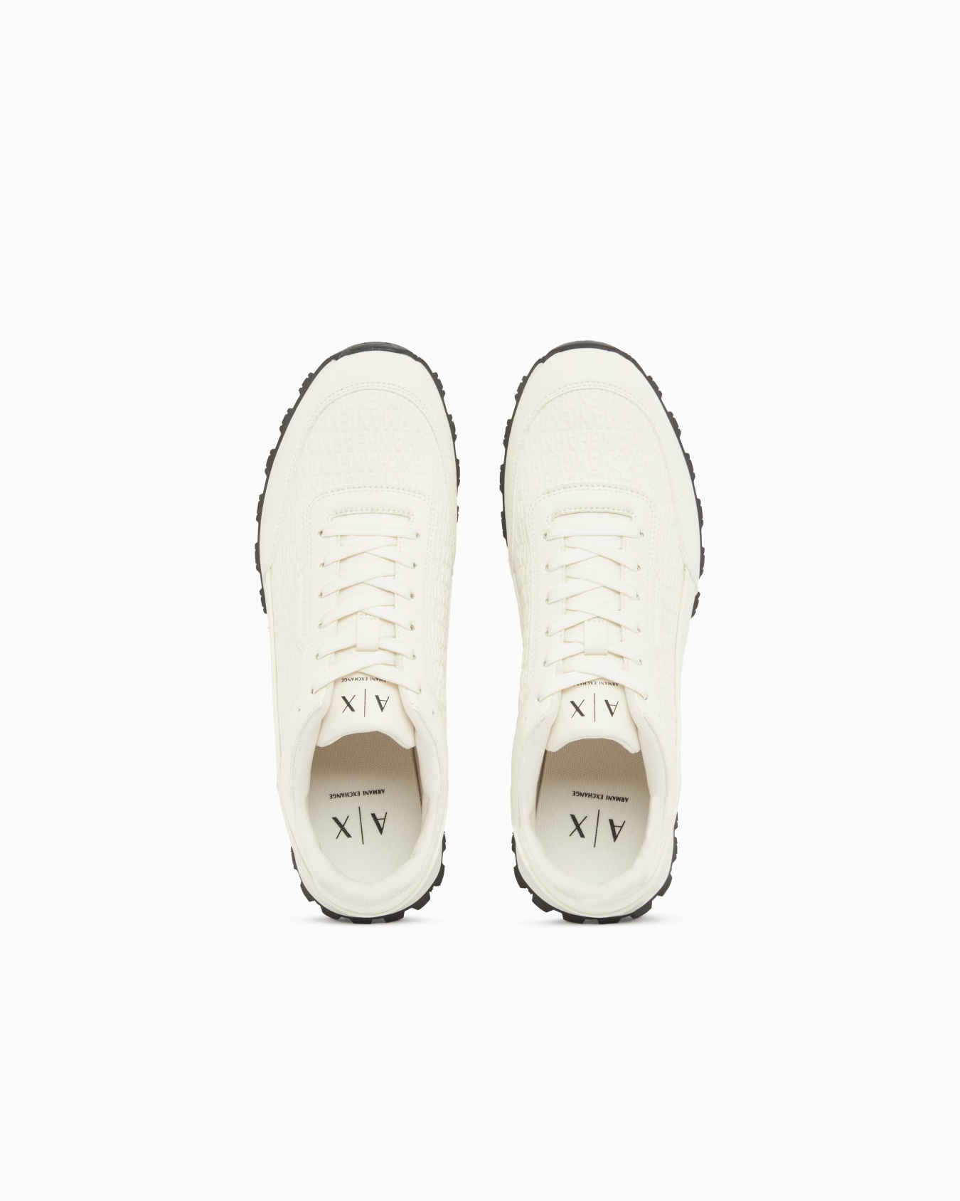 Sneakers with mini-tumbled finish and all-over logo Slide 2