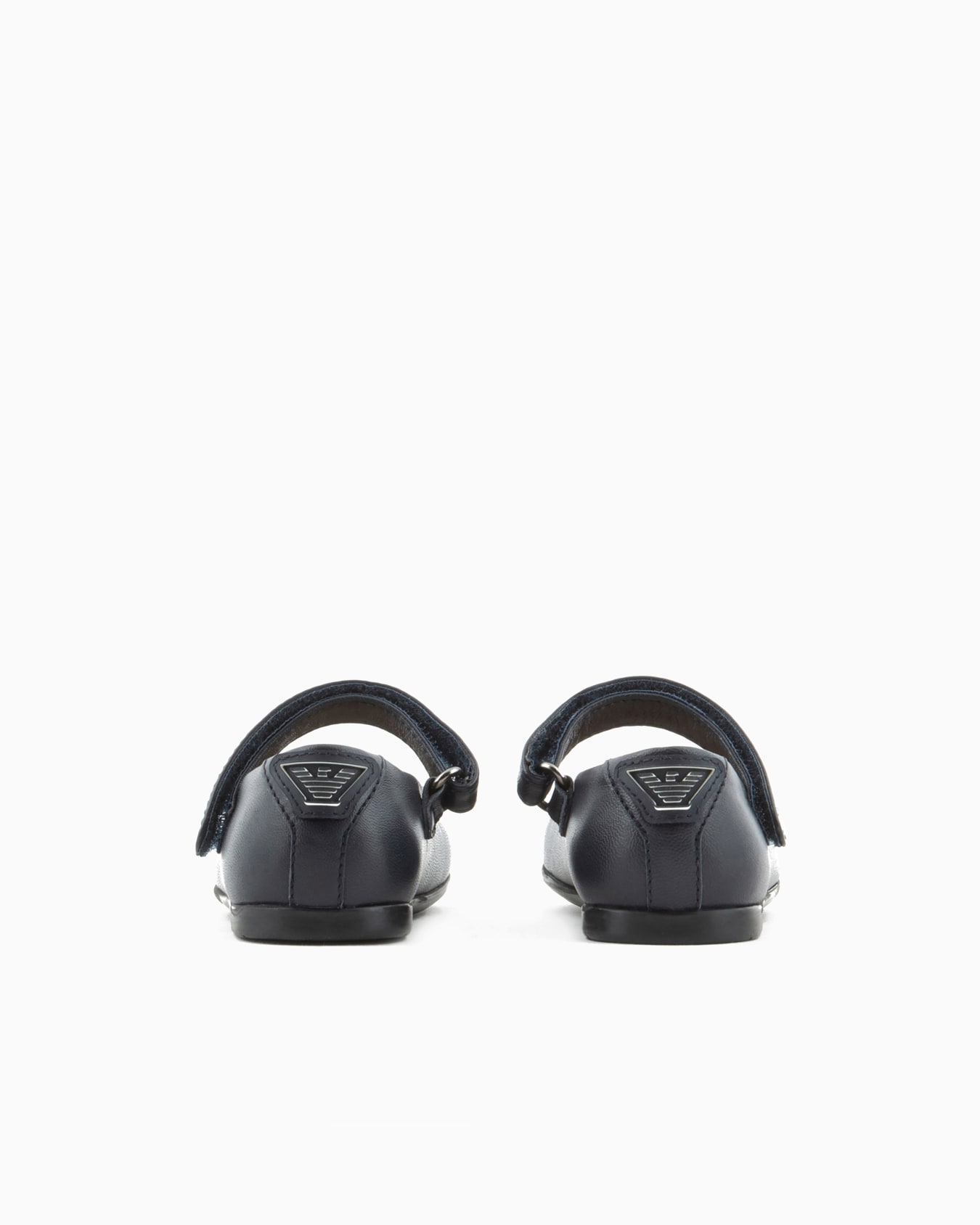 Leather ballerinas with strap Slide 3