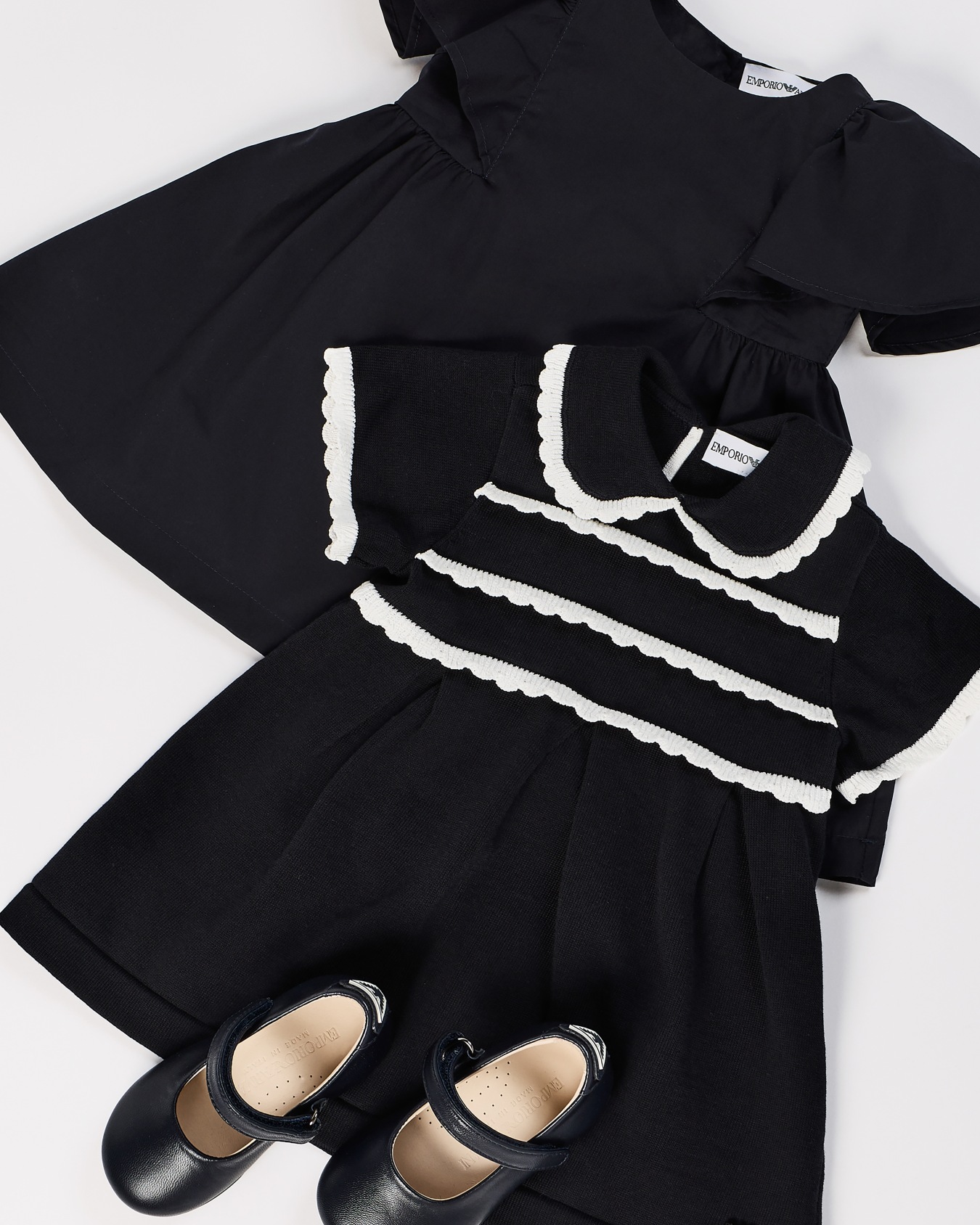 Leather ballerinas with strap Slide 6