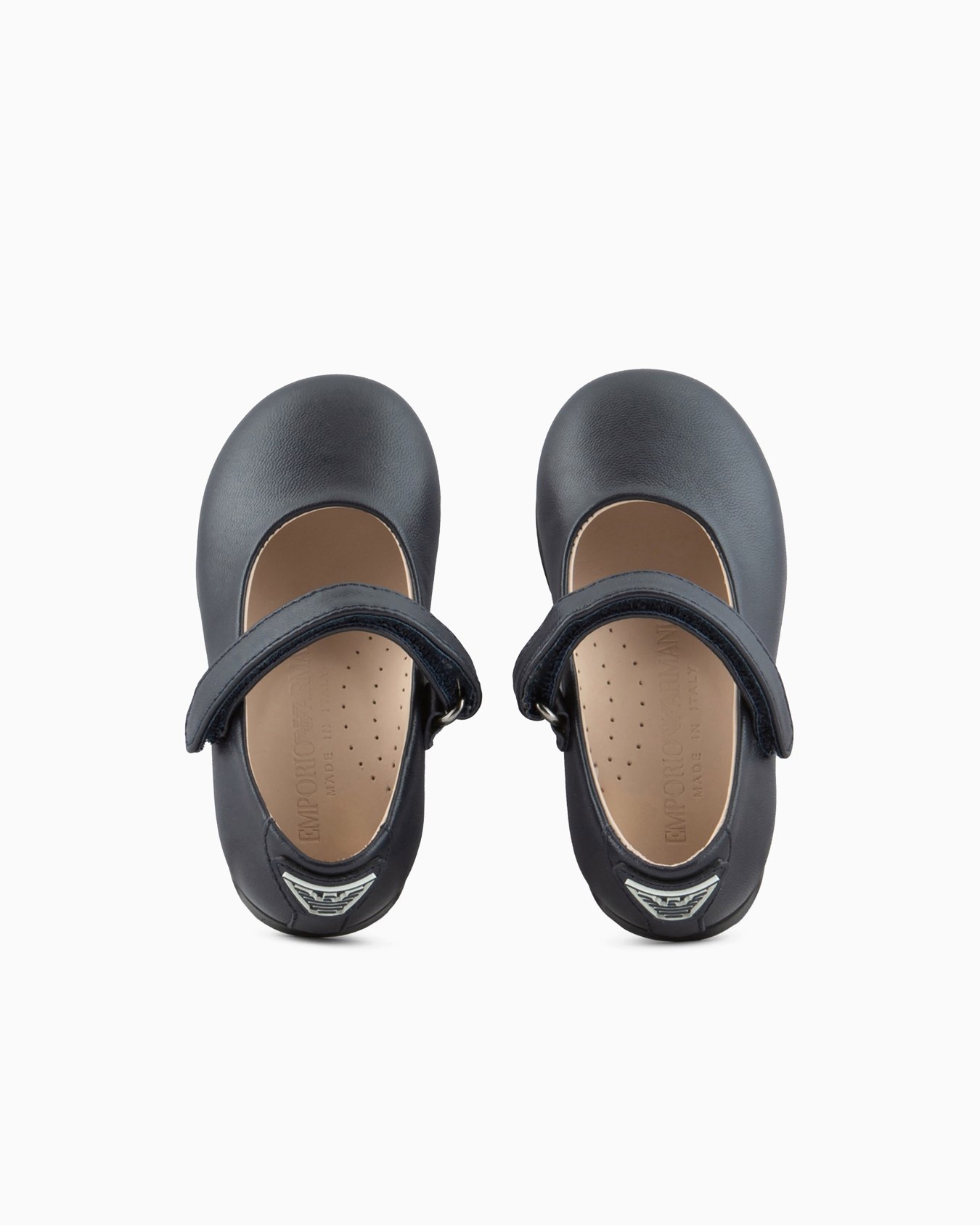 Leather ballerinas with strap Slide 2