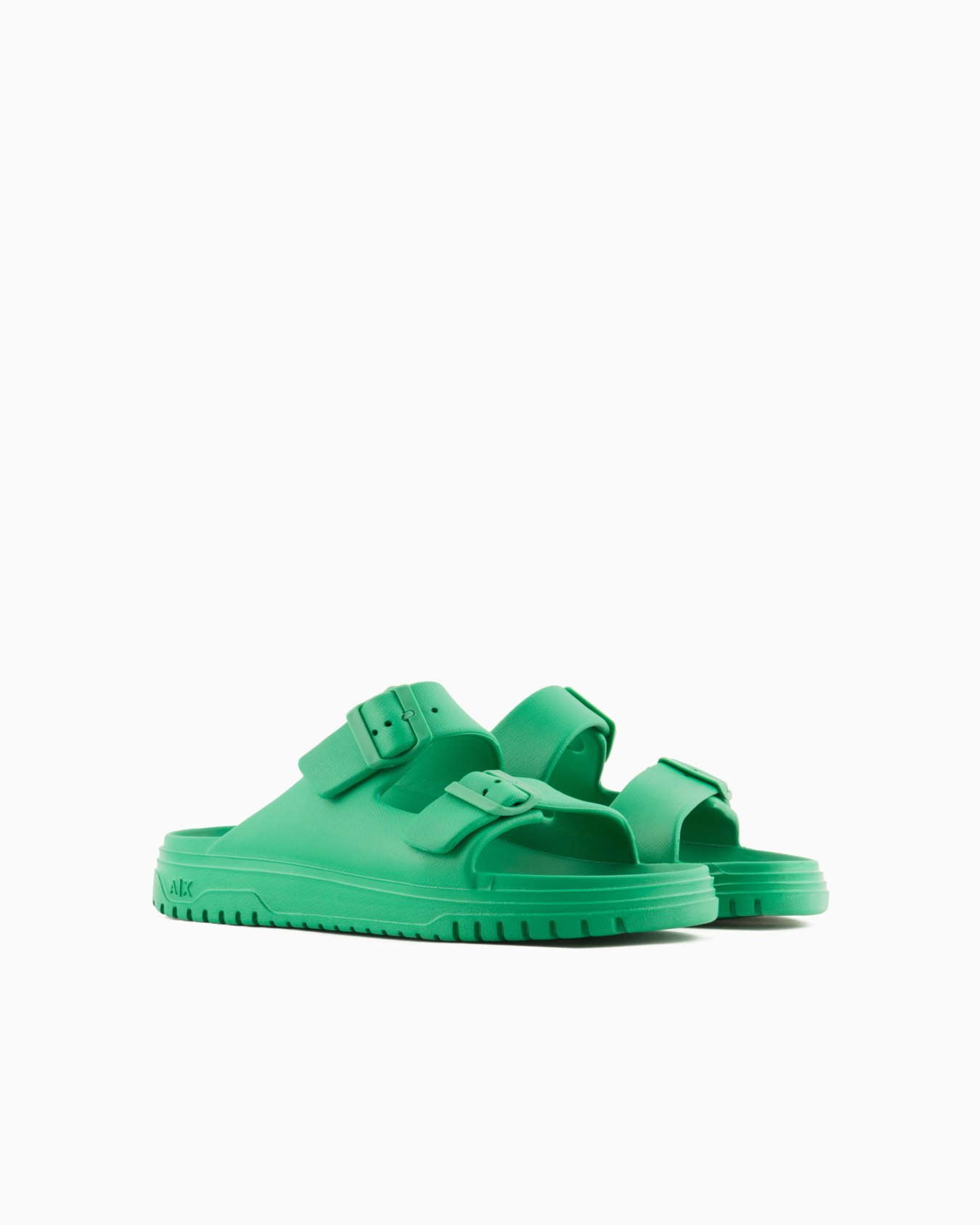 Slippers with two straps and buckles Slide 1