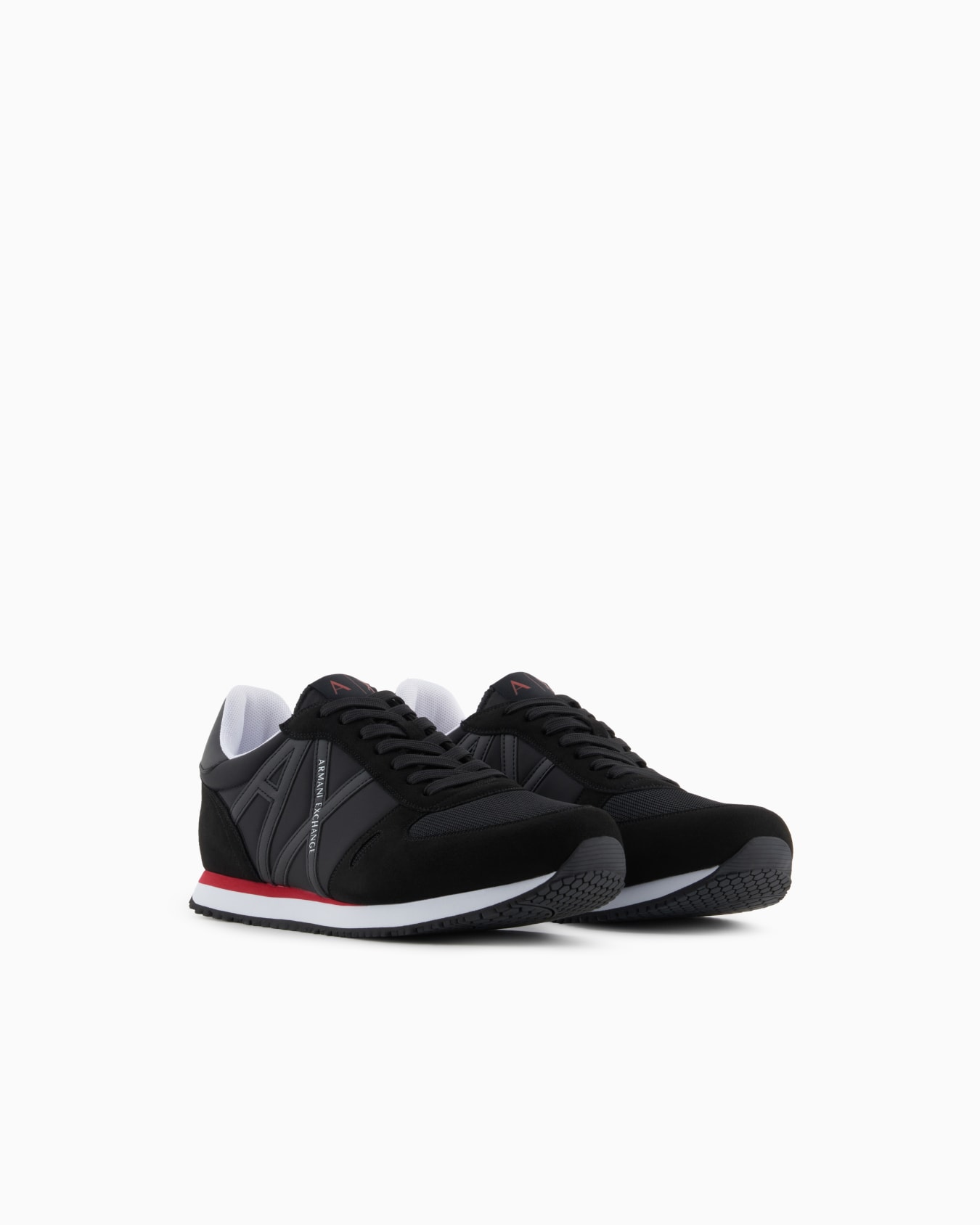 Sneakers in eco-suede, mesh and nylon Slide 1