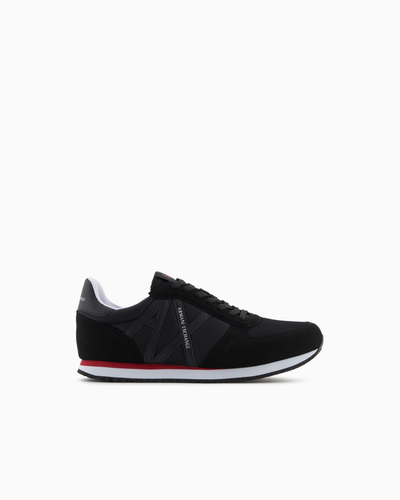 Sneakers in eco-suede, mesh and nylon Slide 0