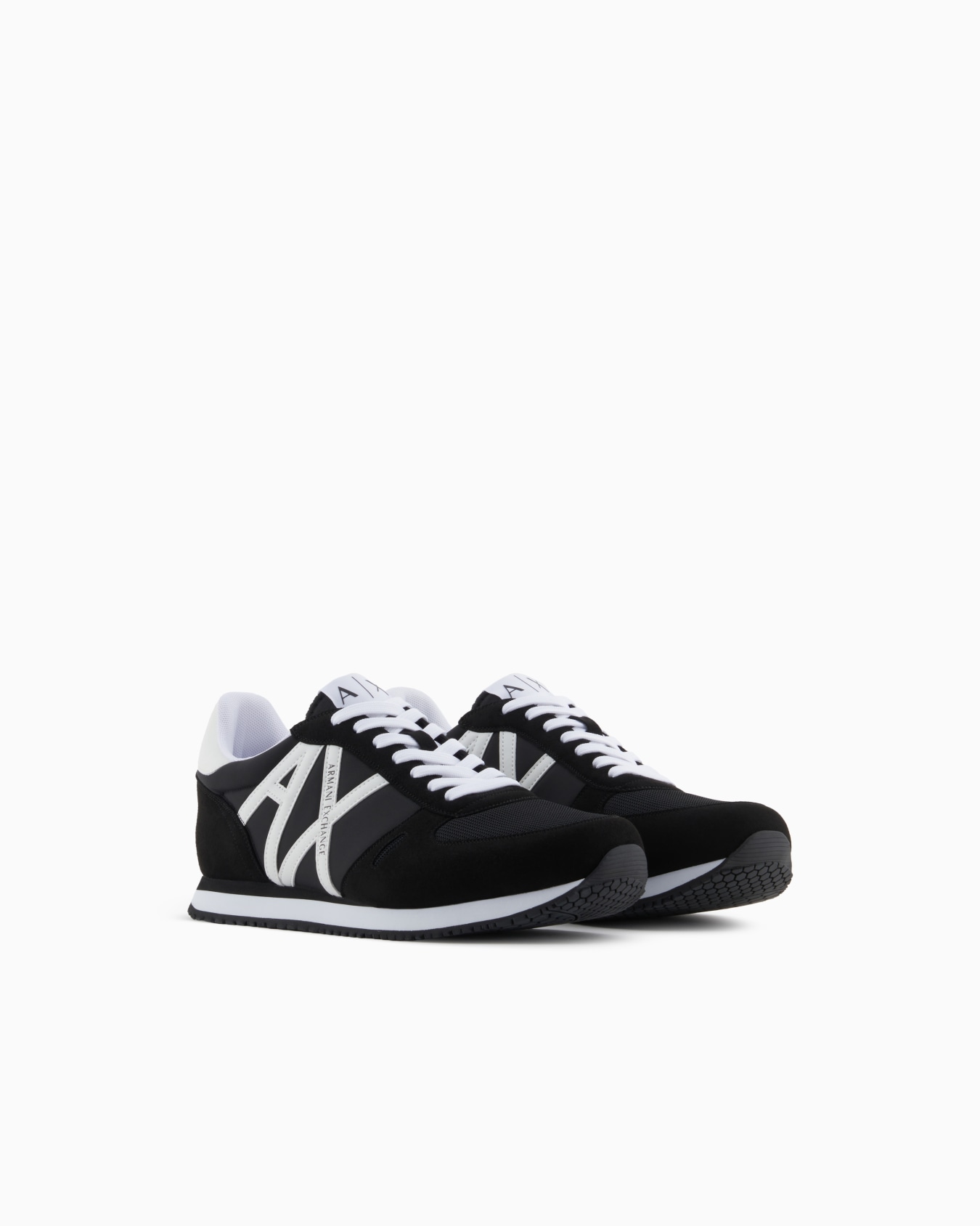 Sneakers in eco-suede, mesh and nylon Slide 1