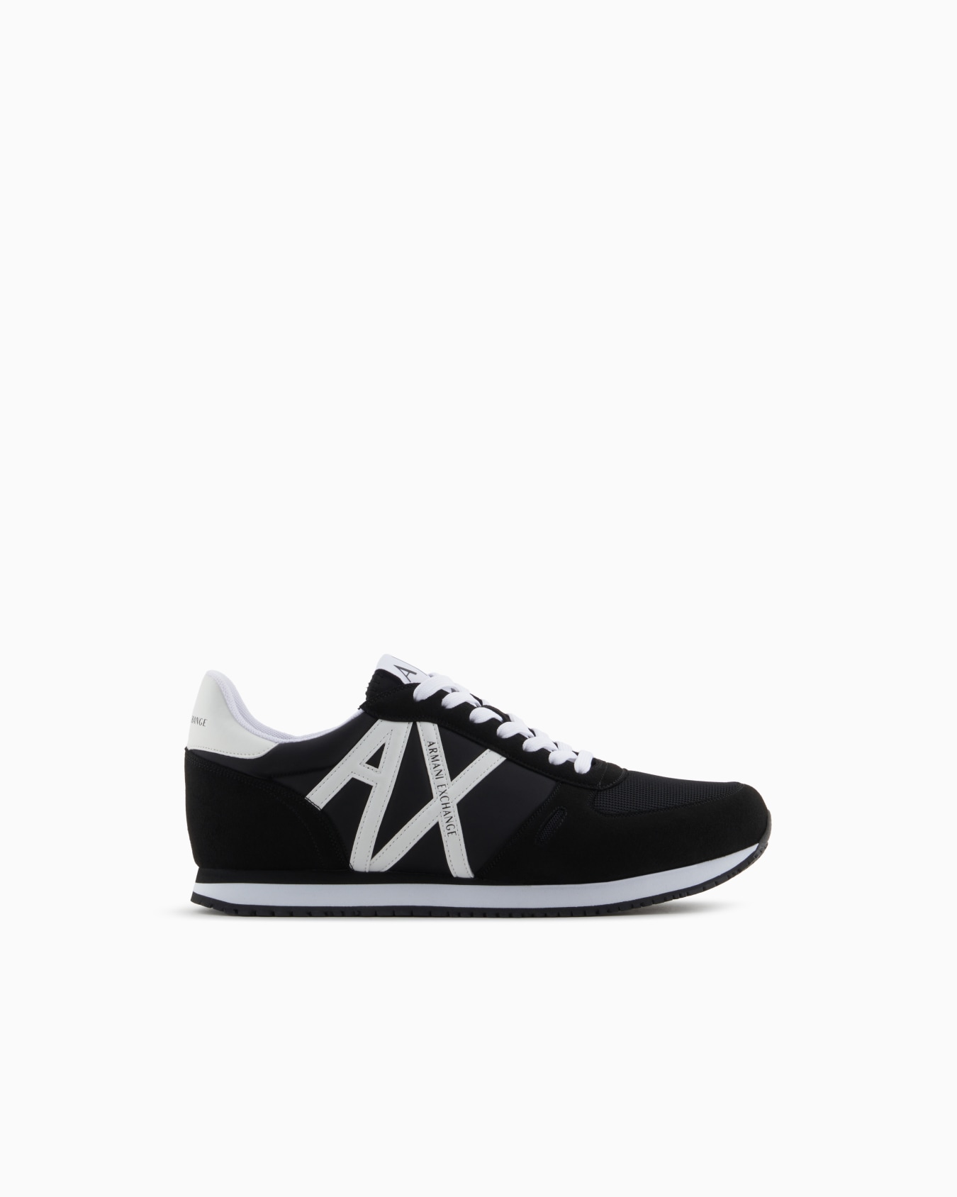 Sneakers in eco-suede, mesh and nylon Slide 0