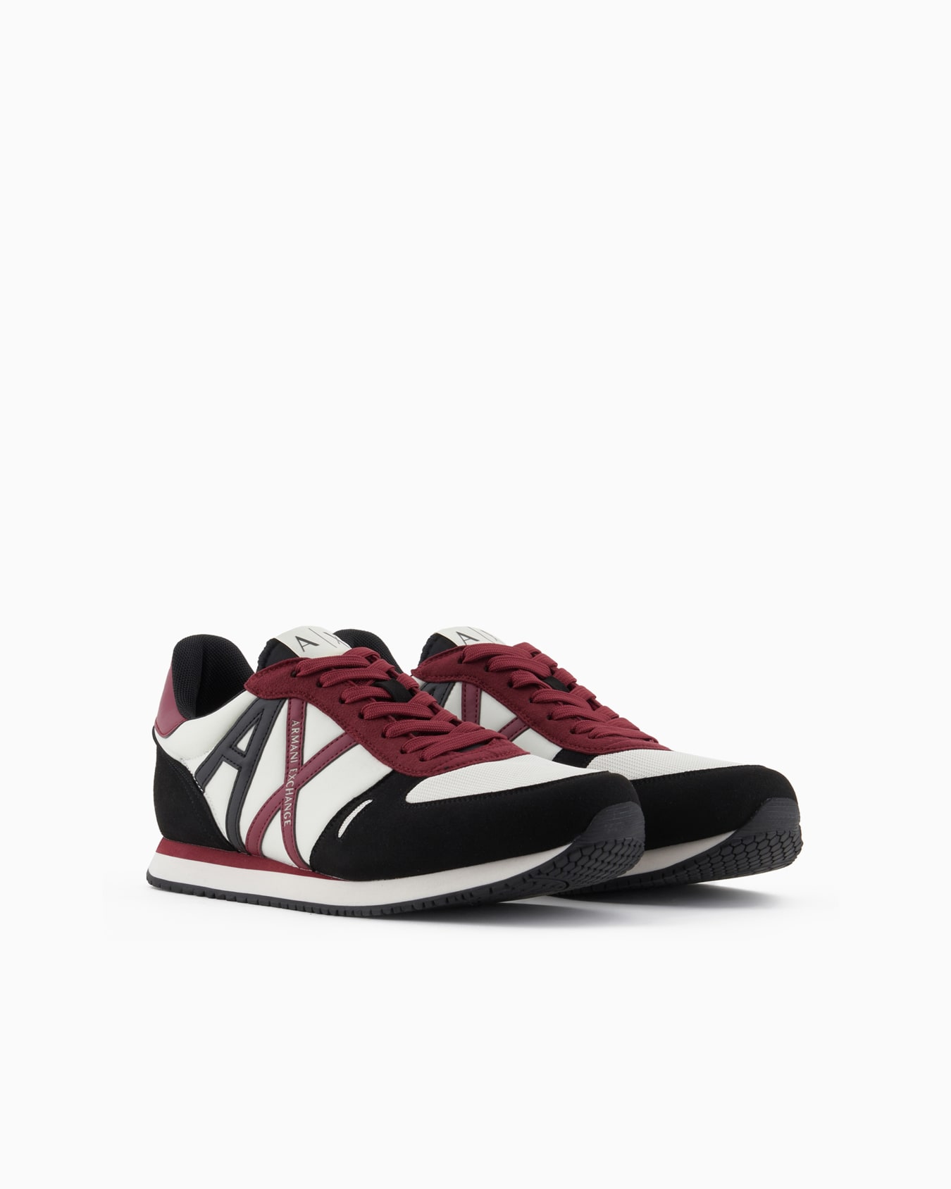 Sneakers in eco-suede, mesh and nylon Slide 1