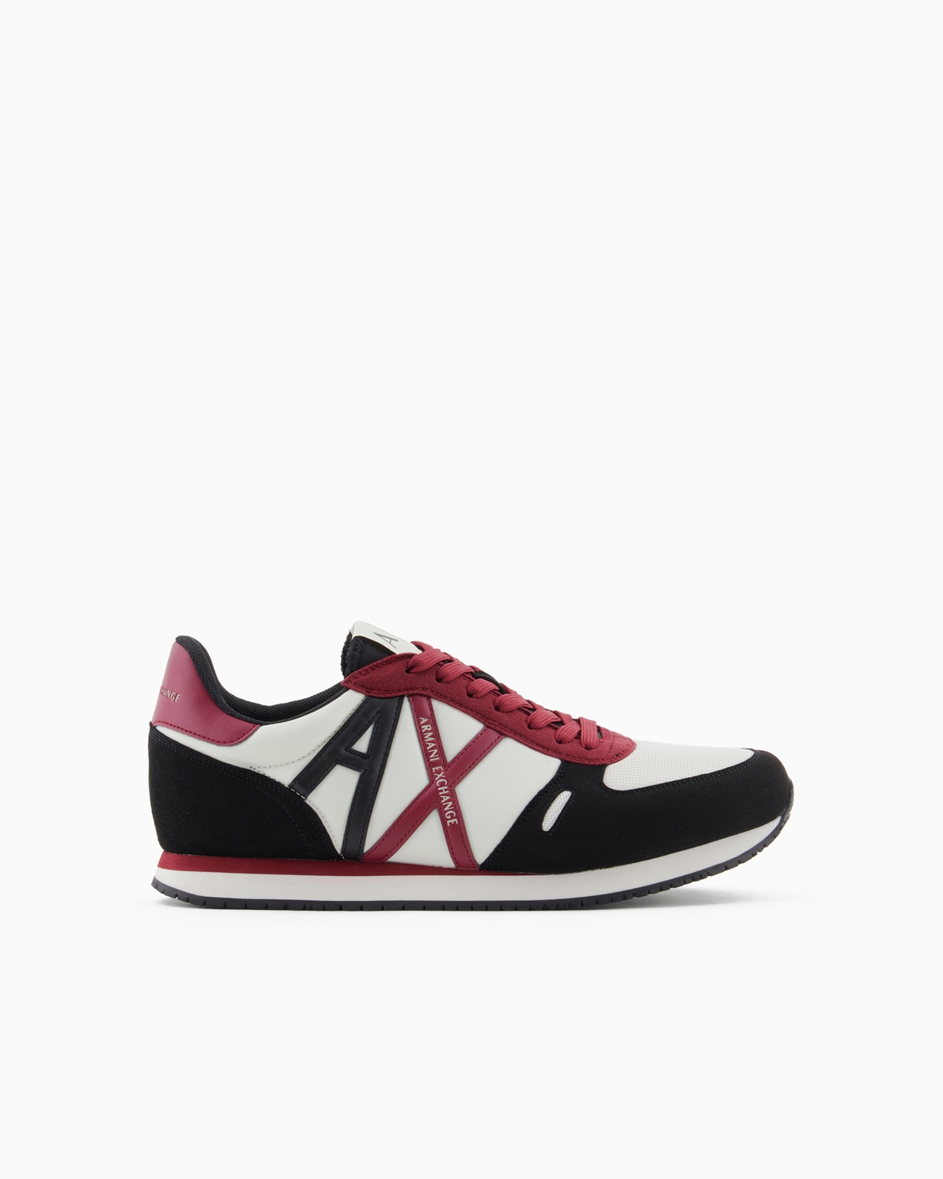 Sneakers in eco-suede, mesh and nylon Slide 0