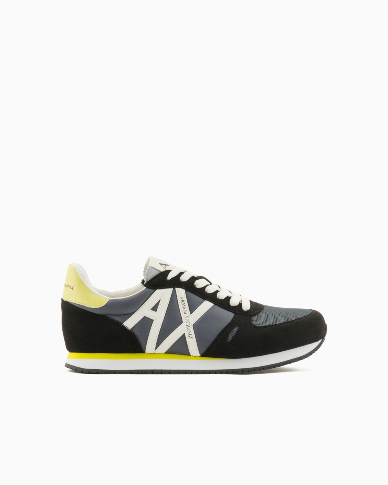 Sneakers in eco-suede, mesh and nylon Slide 0