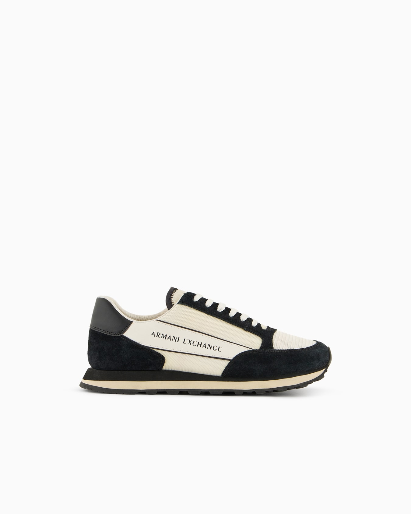 Suede sneakers with mesh inserts Slide 0