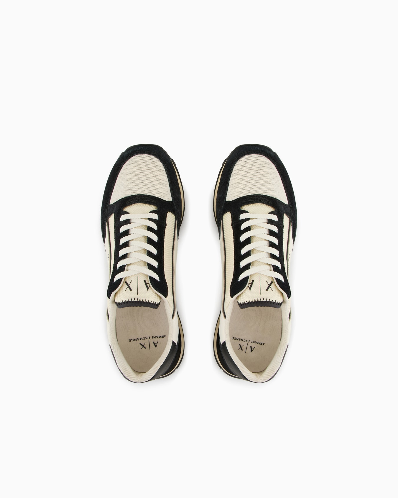 Suede sneakers with mesh inserts Slide 2