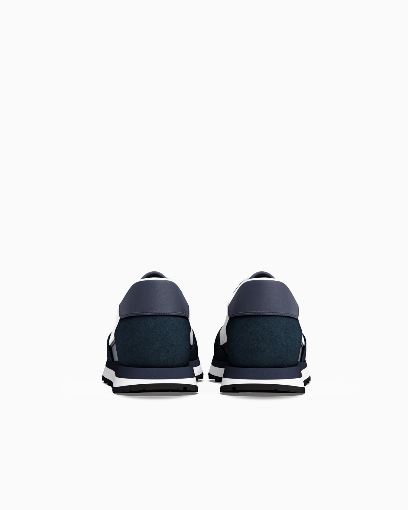 Suede sneakers with mesh inserts Slide 3