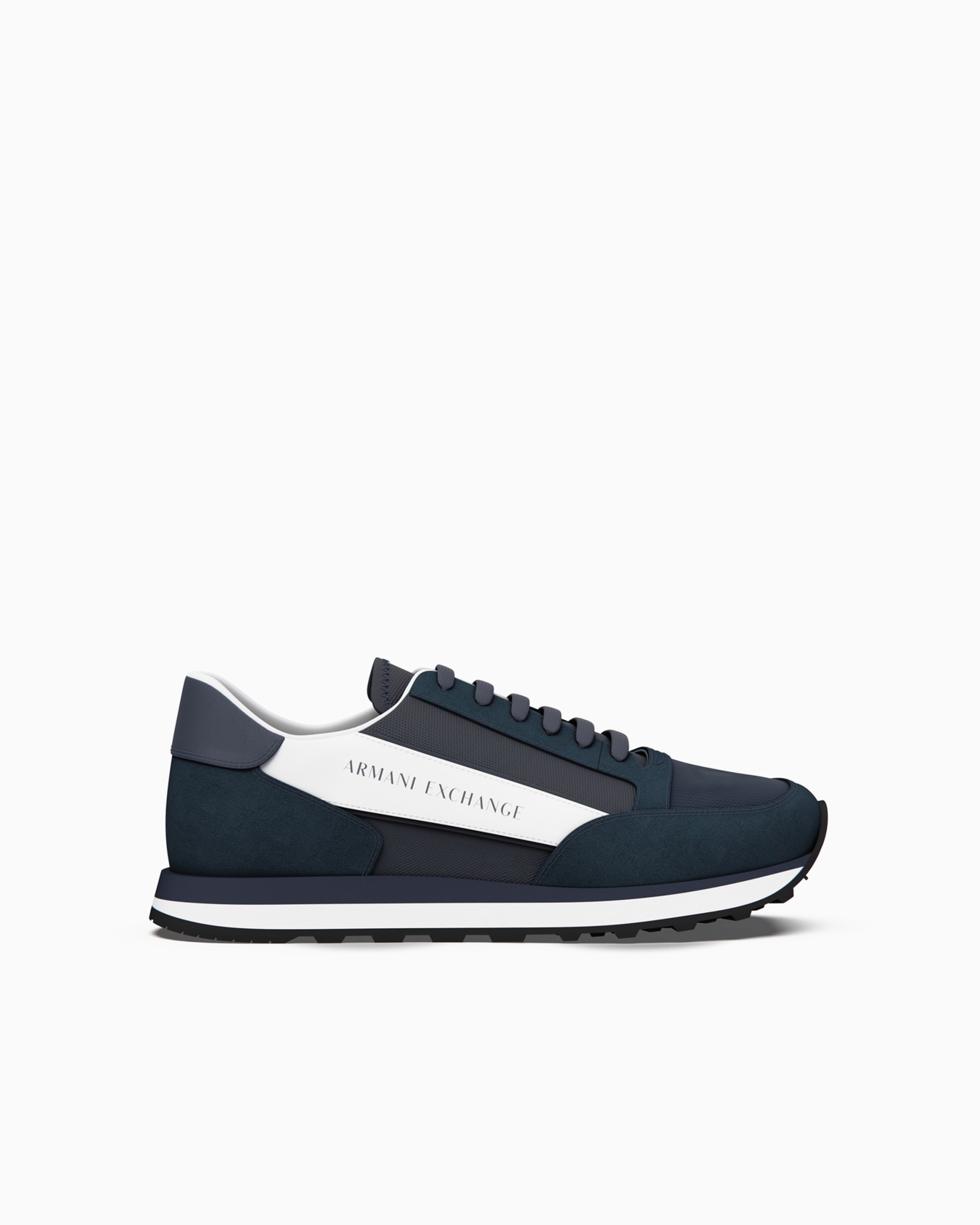 Suede sneakers with mesh inserts Slide 0