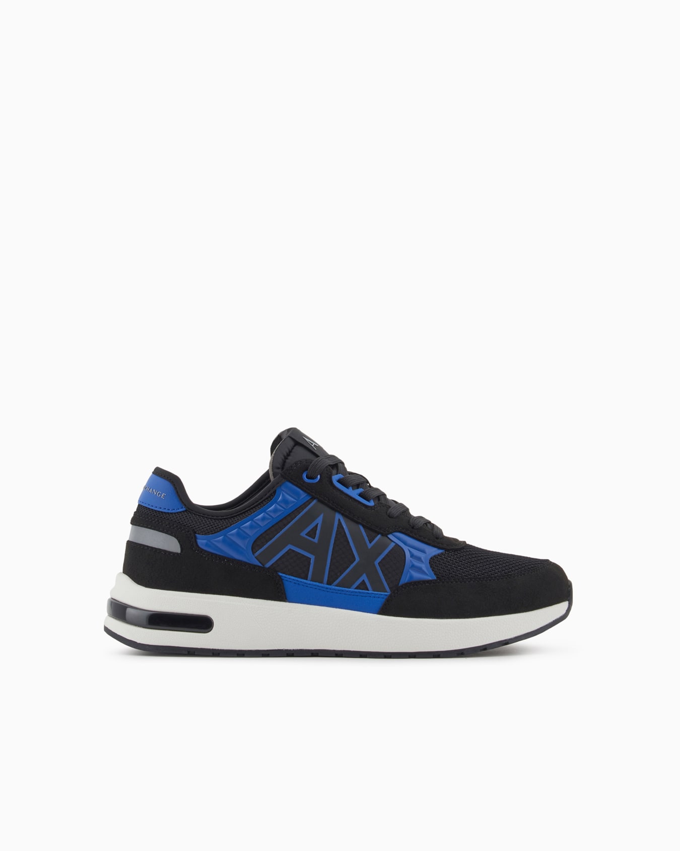 ECO-SUEDE COLOR BLOCK LOGO SNEAKERS Slide 0