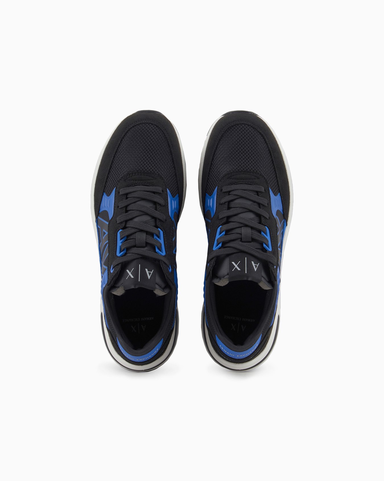 ECO-SUEDE COLOR BLOCK LOGO SNEAKERS Slide 2