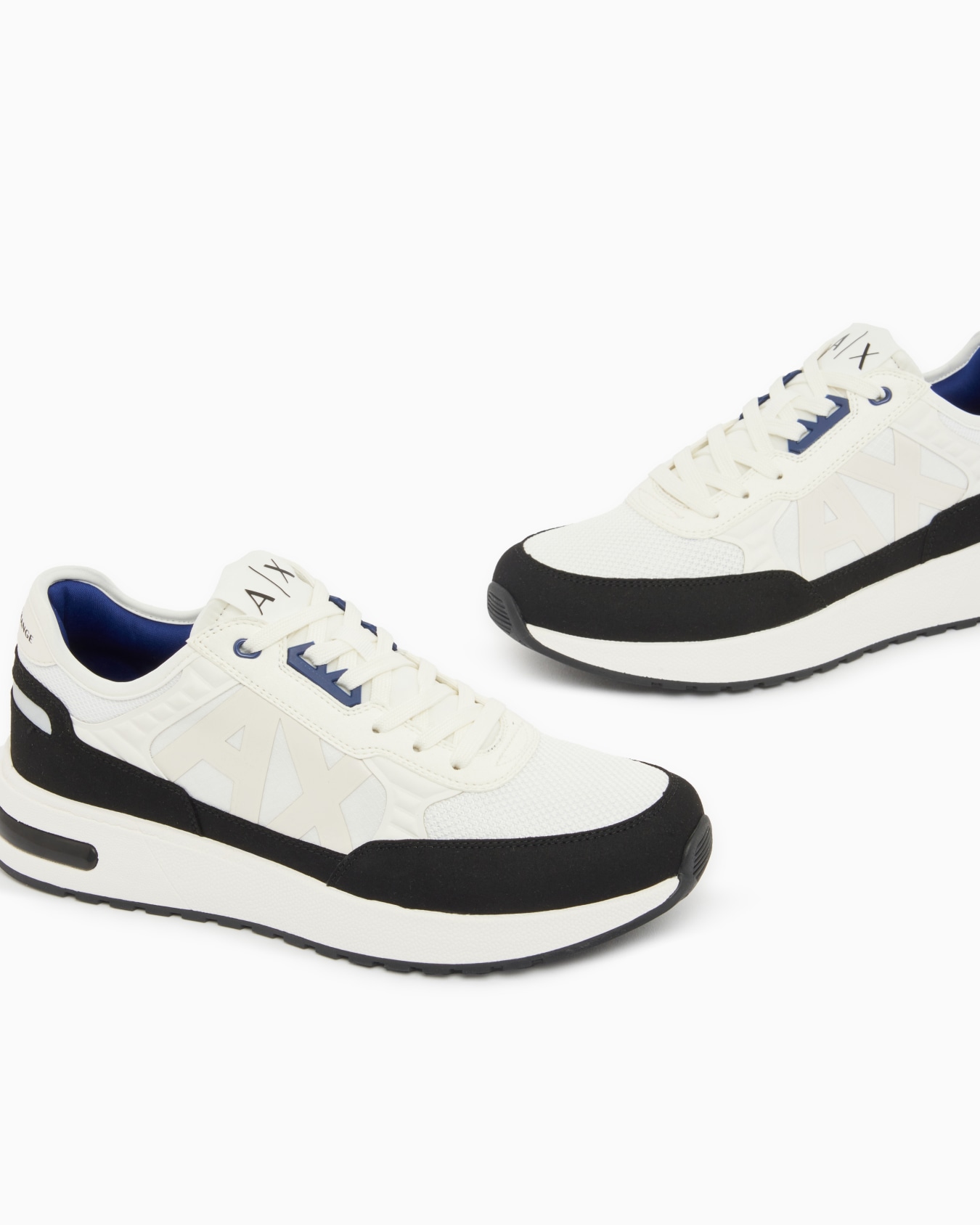 ECO-SUEDE COLOR BLOCK LOGO SNEAKERS Slide 4