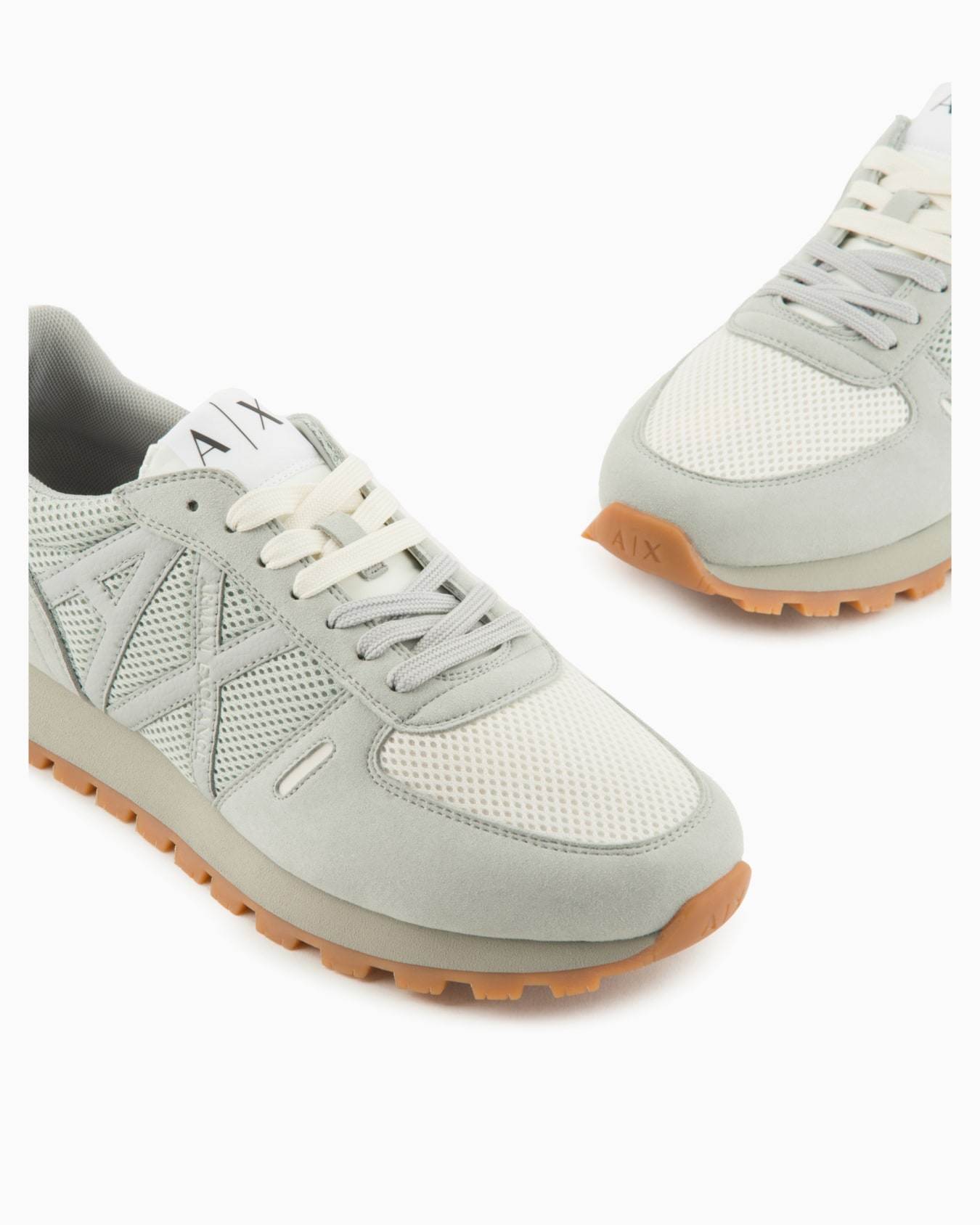 Sneakers with mesh and eco-suede inserts Slide 4