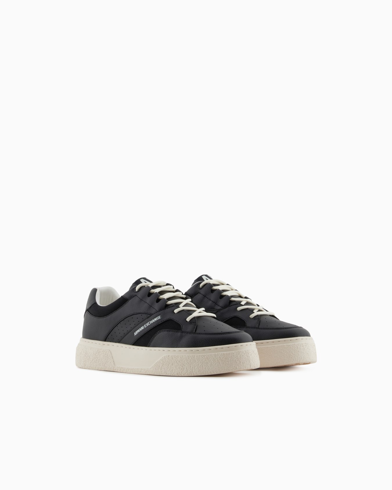 Oversized leather sneakers Slide 1