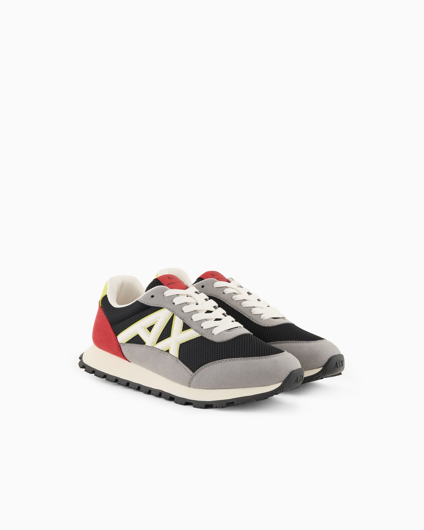 Sneakers in eco-suede, mesh and nylon Slide 1