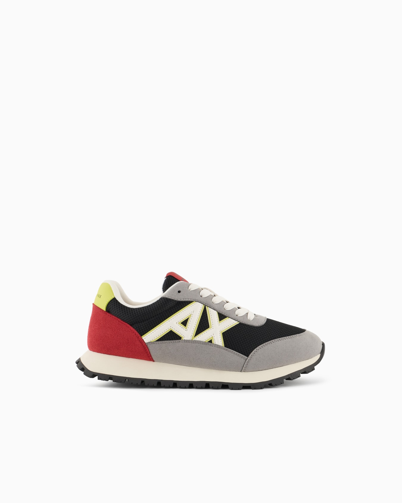 Sneakers in eco-suede, mesh and nylon Slide 0