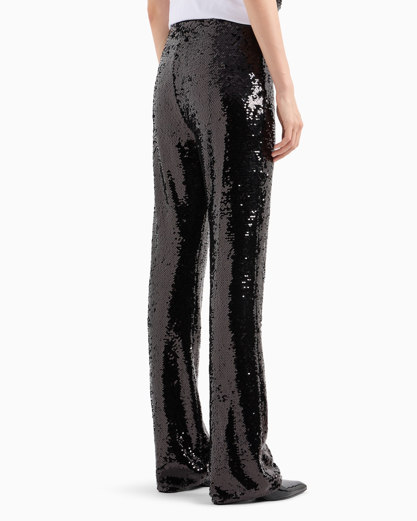 Flared trousers with sequins Slide 2
