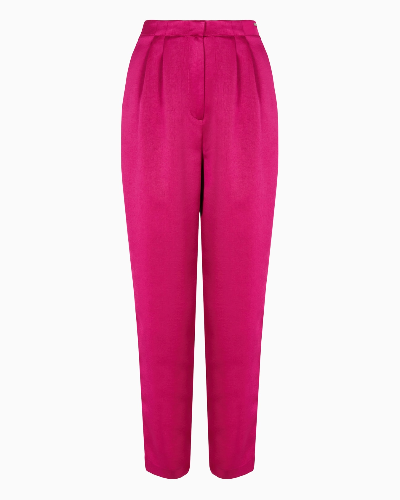 Pantalones ASV de satén con pinzas Diapositiva 0