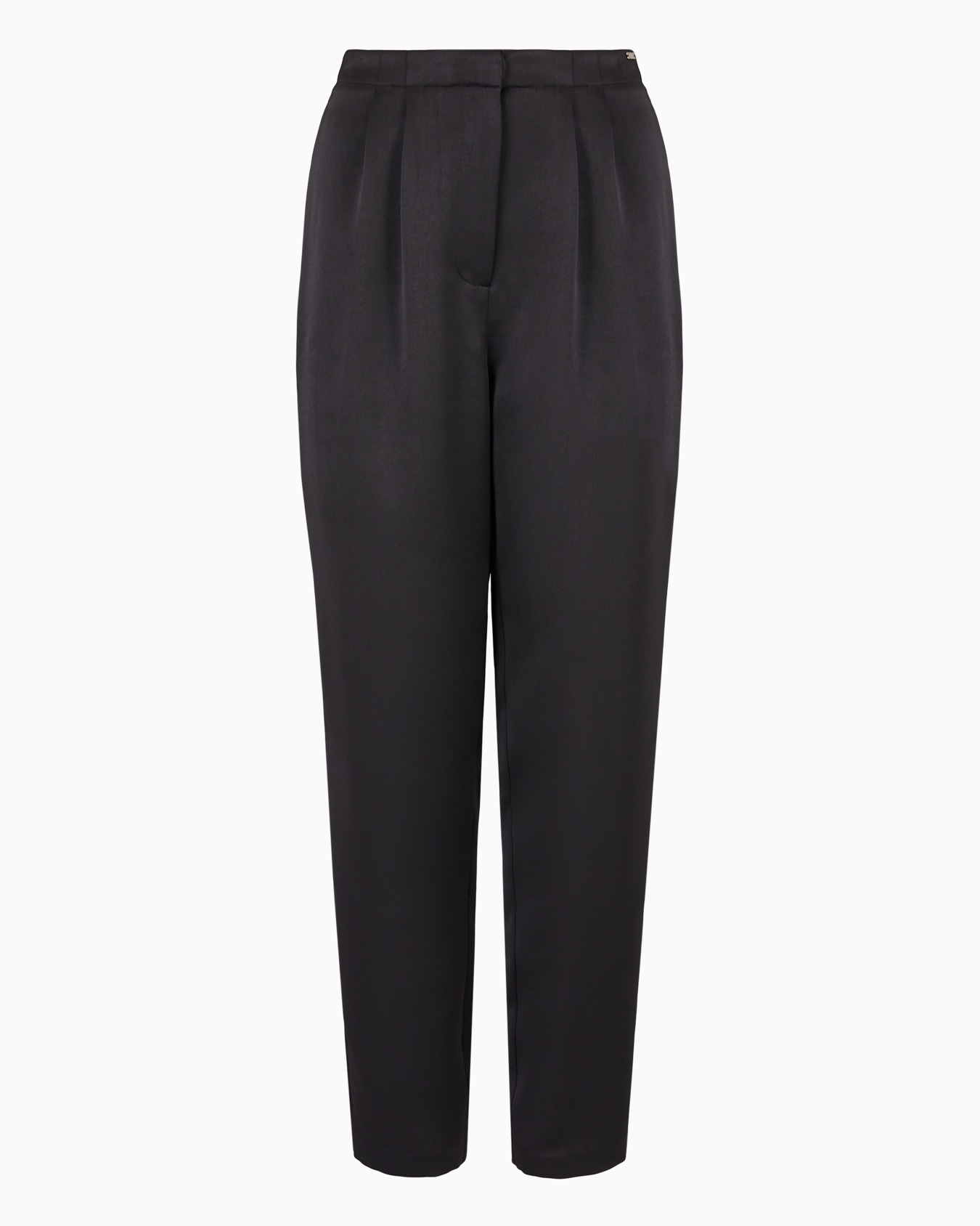 Pantalones ASV de satén con pinzas Diapositiva 0
