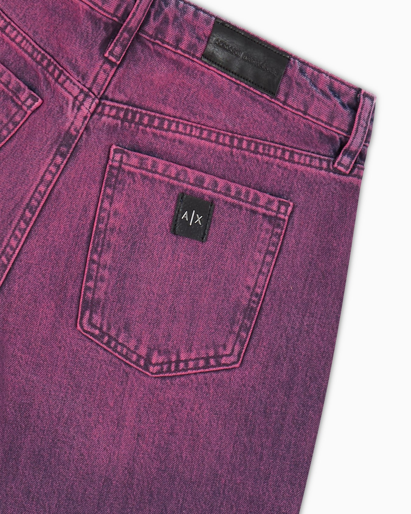 Jean taille basse coupe décontractée à délavage spécial paillettes Diapositive 6