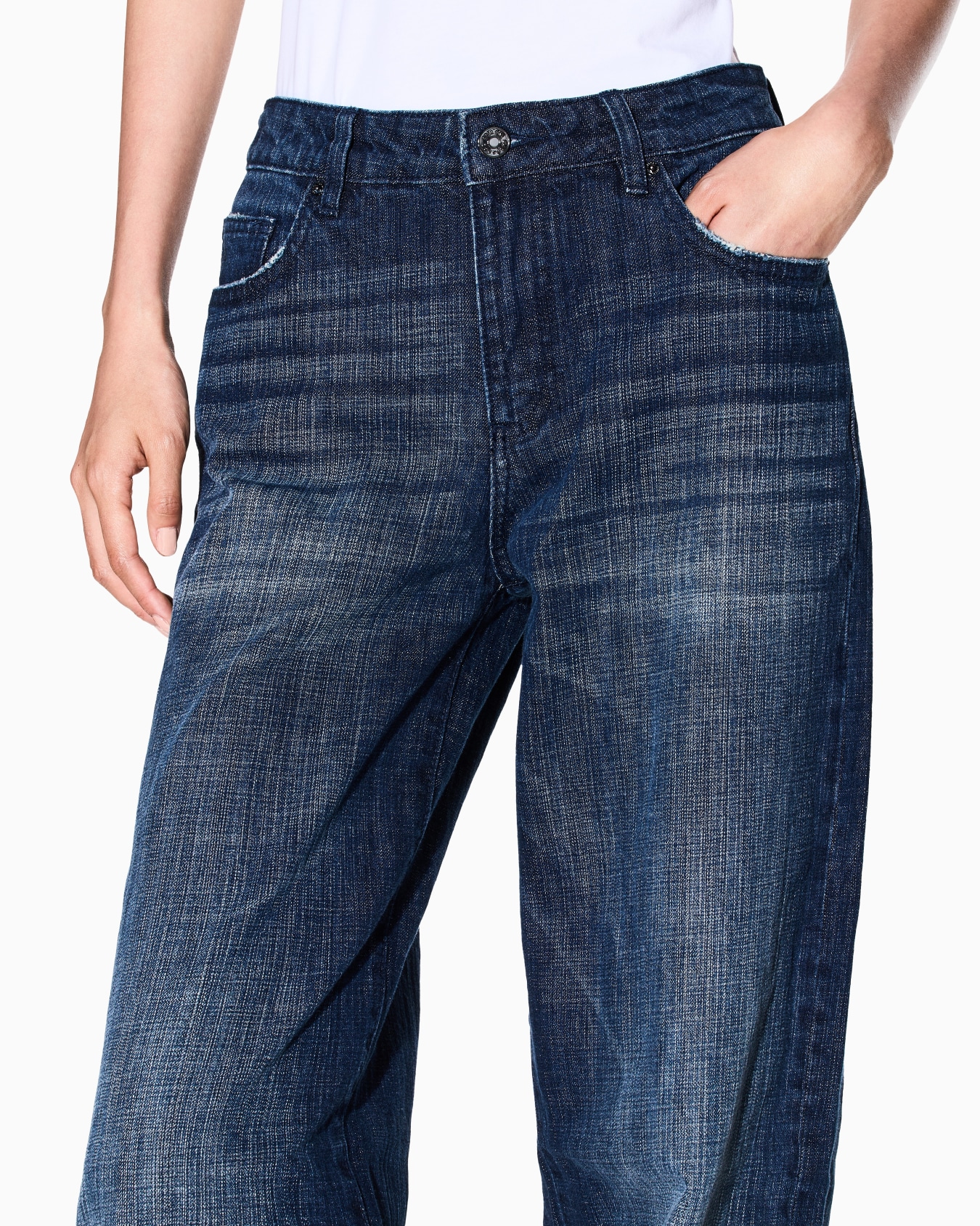 Jeans low rise relaxed fit sfumati Slide 4