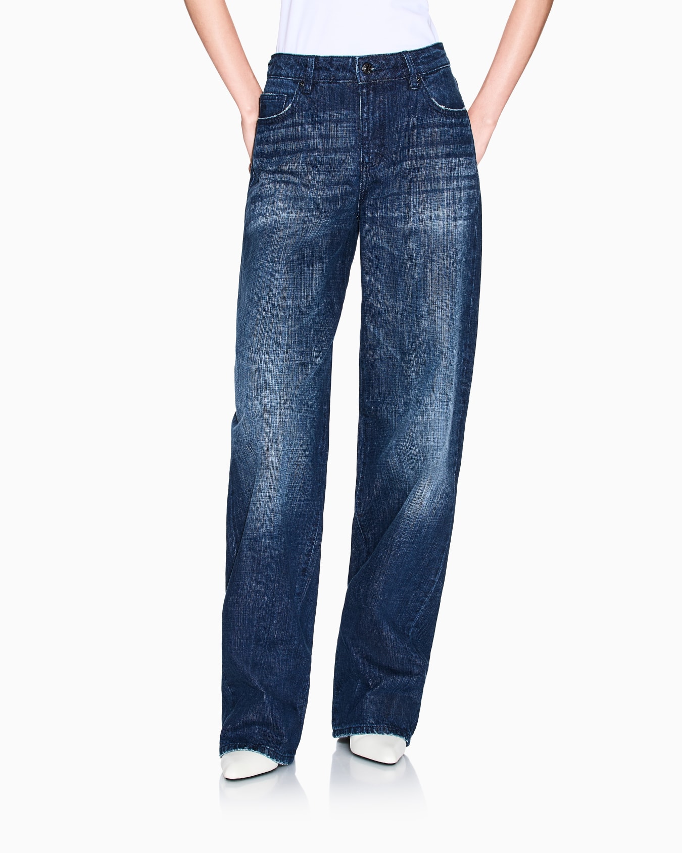 Jeans low rise relaxed fit sfumati Slide 3