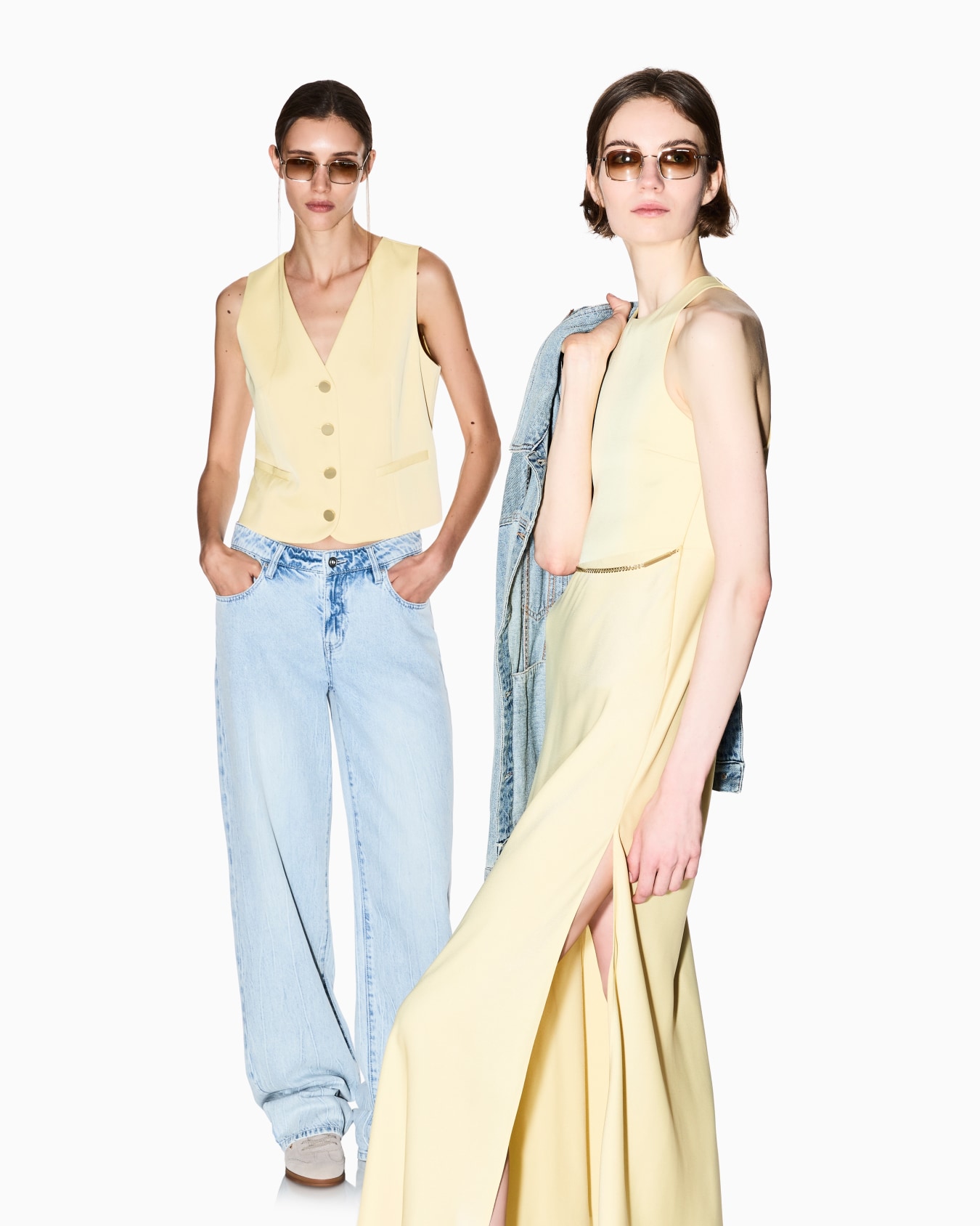 Relaxed cotton jeans Slide 2